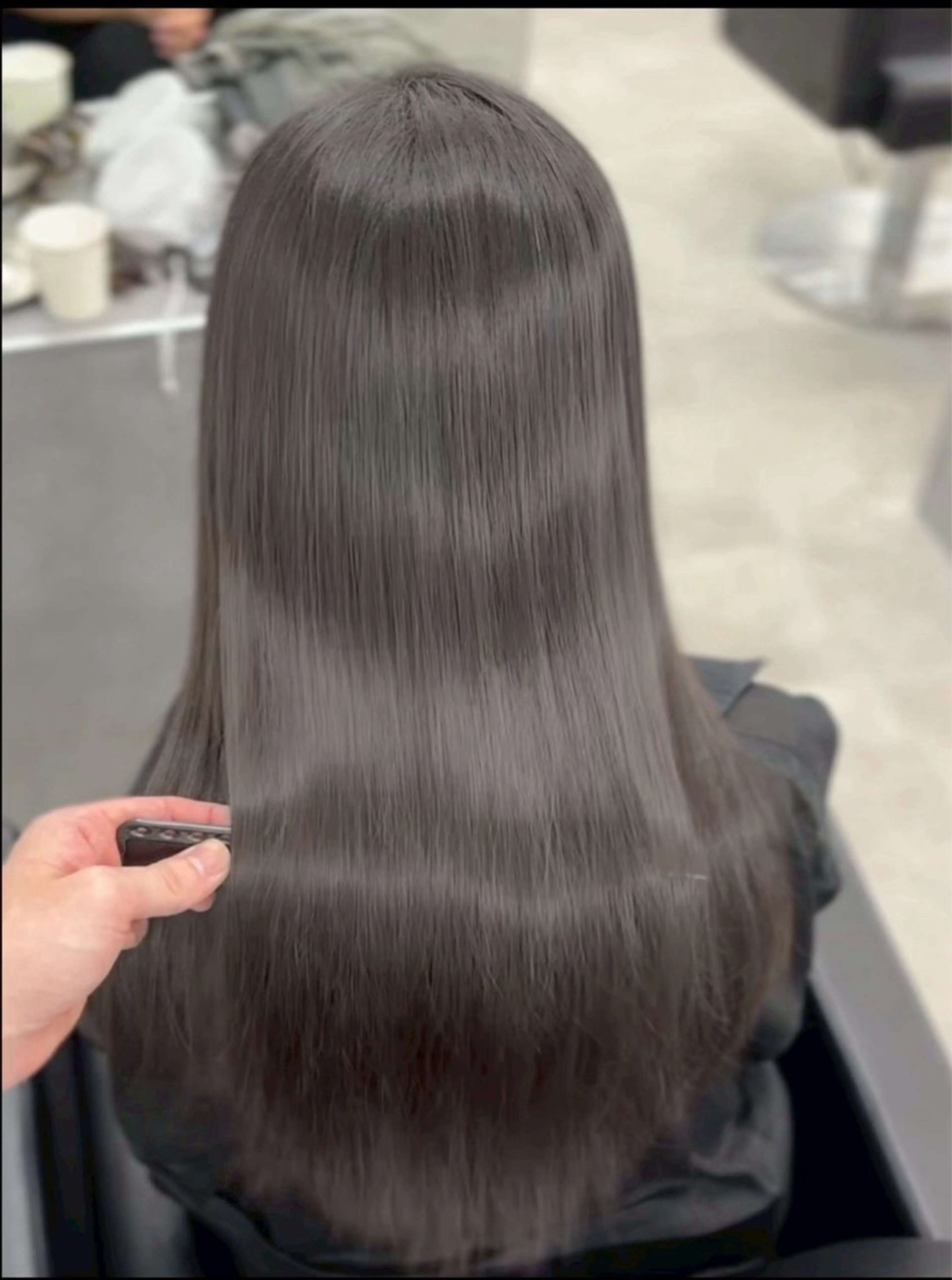 ロング 縮毛矯正 💎神戸三宮puty _ai✨💎のヘアスタイル