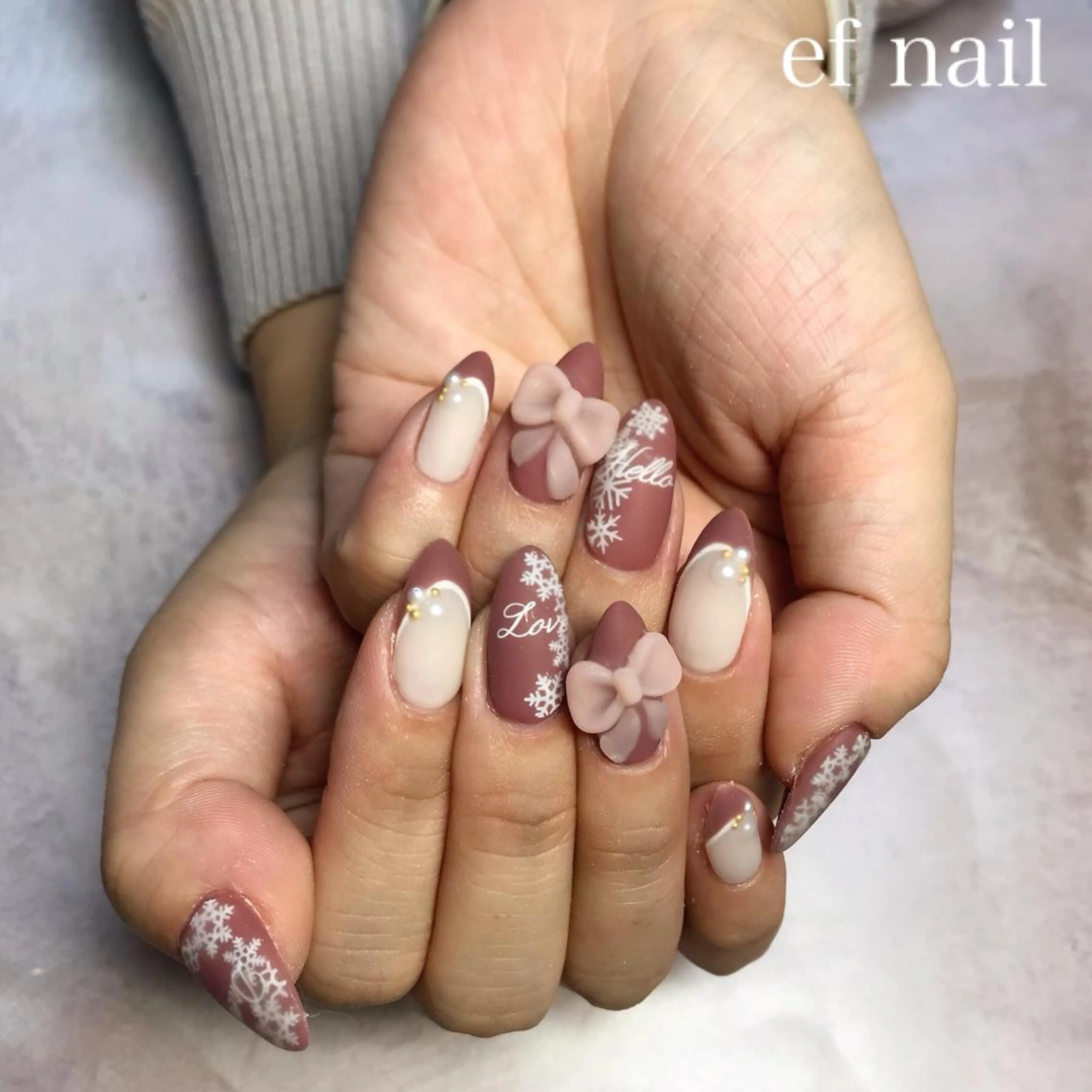 ネイル ハンドネイル ef nailのネイルデザイン
