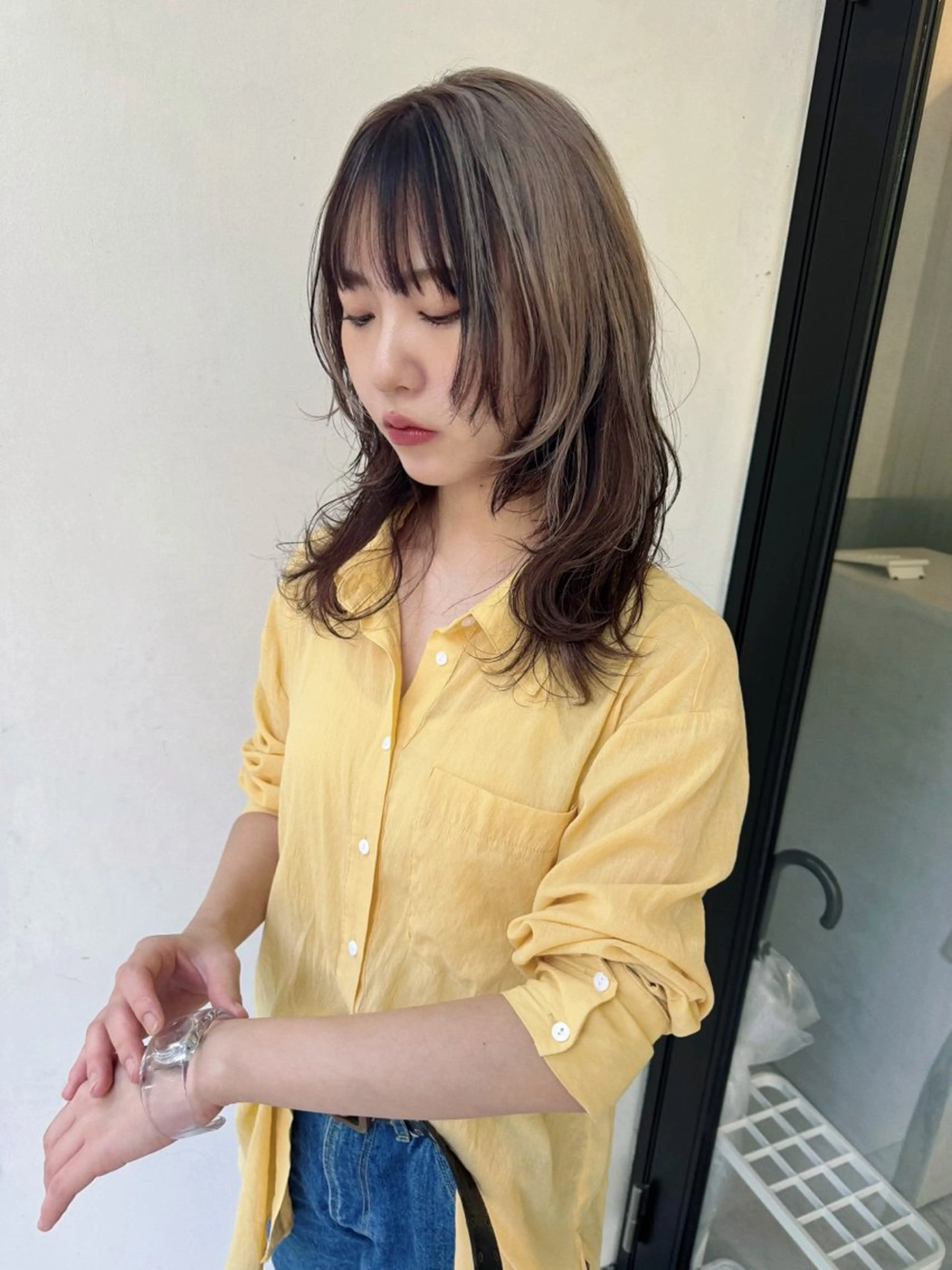 セミロング ハイレイヤー レイヤーカット SALOWIN新潟万代店所属・SaKiho 🎀のヘアスタイル