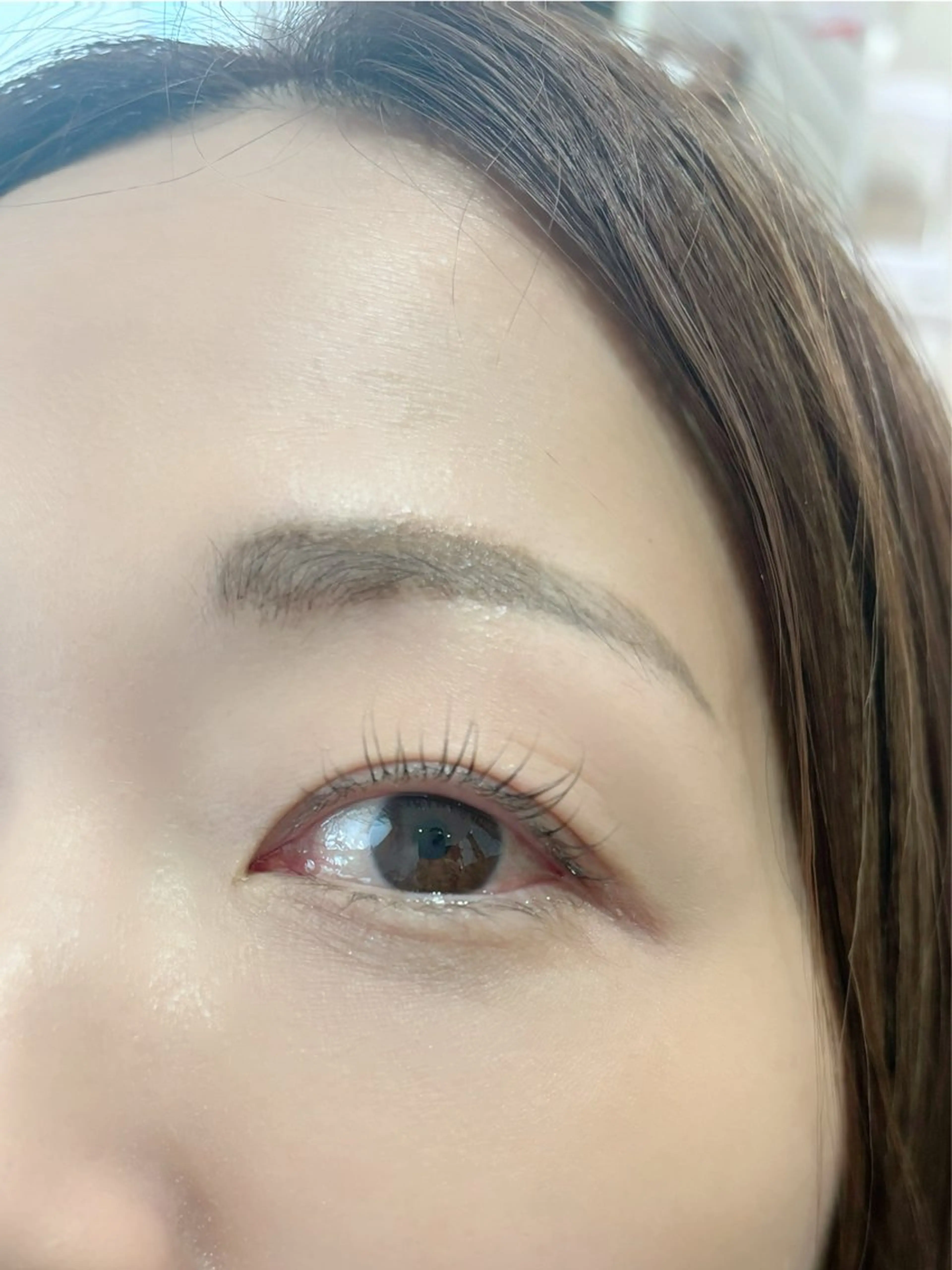 上まつ毛パーマの写真