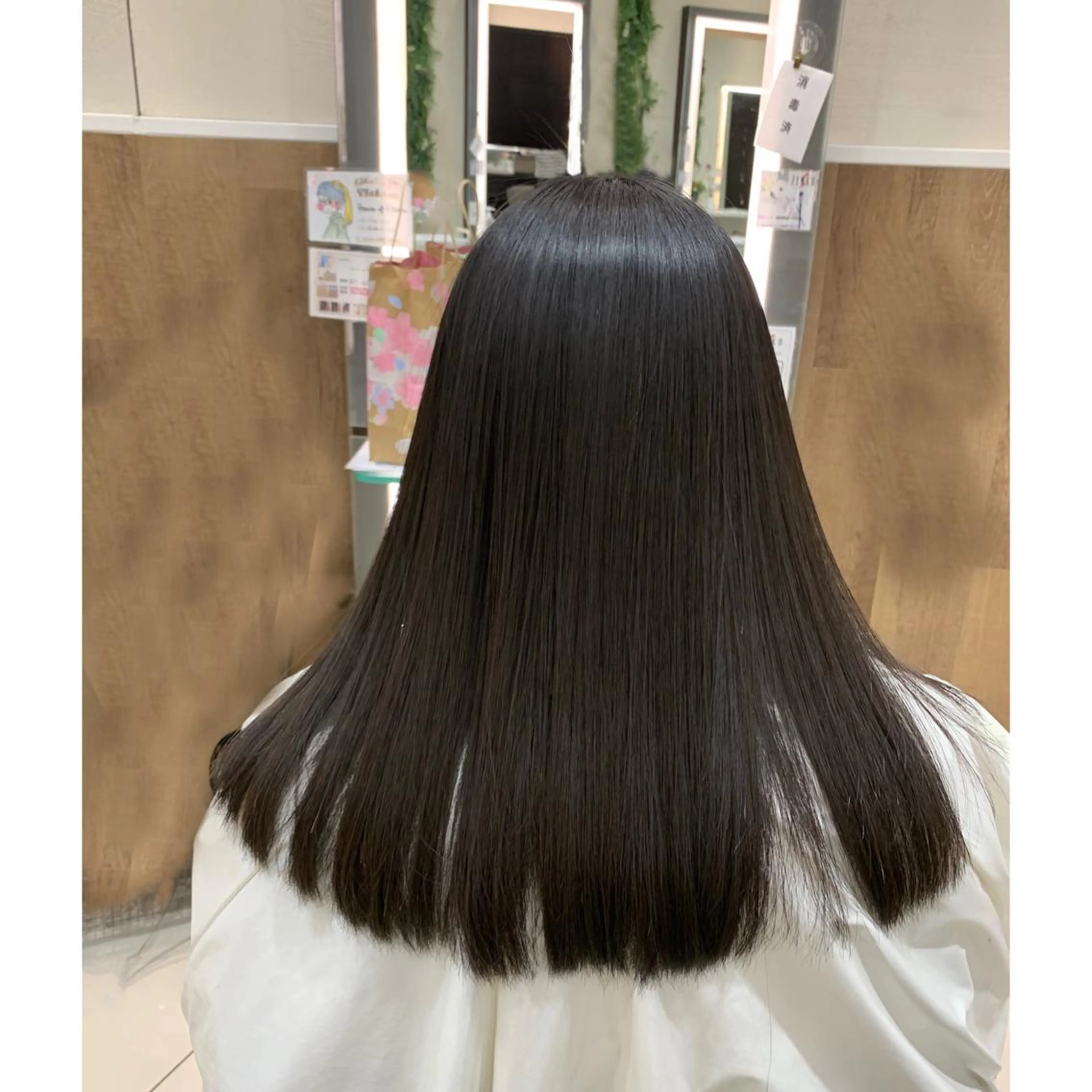 ロング パーマ ストレートパーマ 縮毛矯正 tokute よしかわなお🍒のヘアスタイル