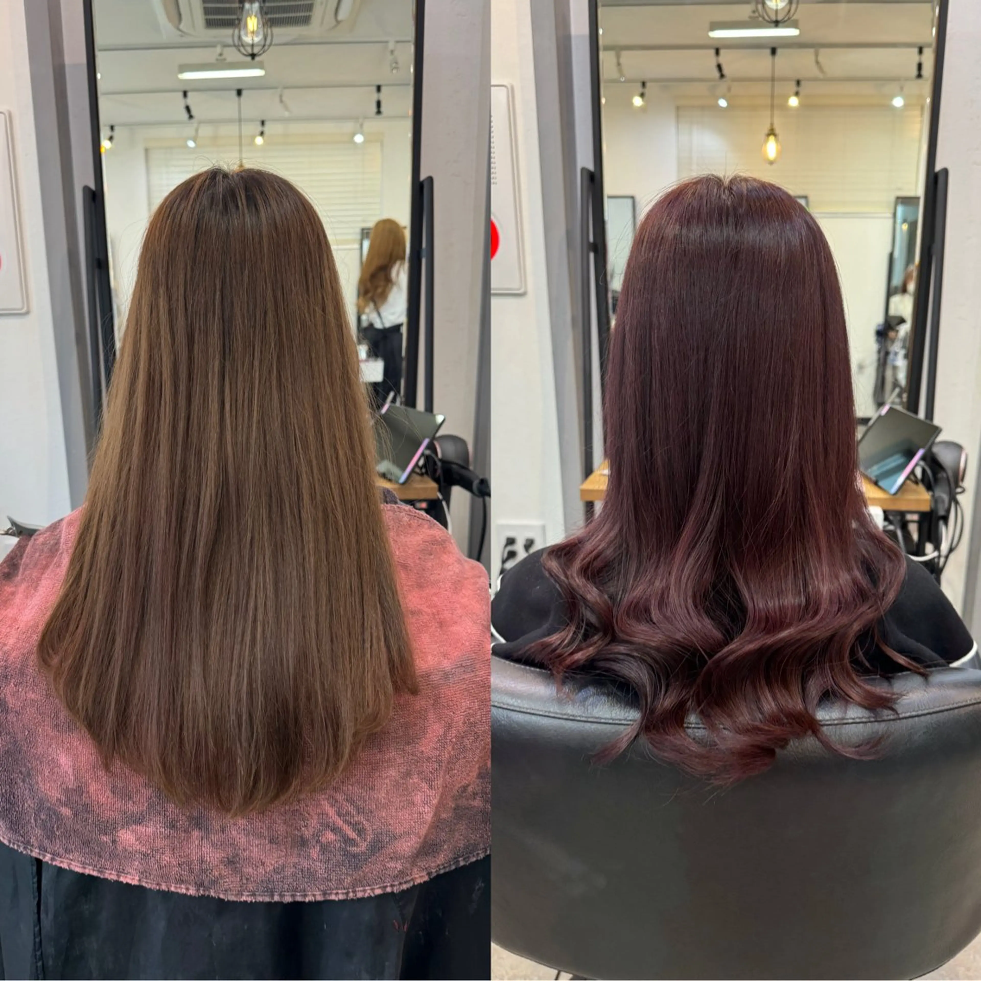 ロング カラー 髙橋 李里亜のヘアスタイル