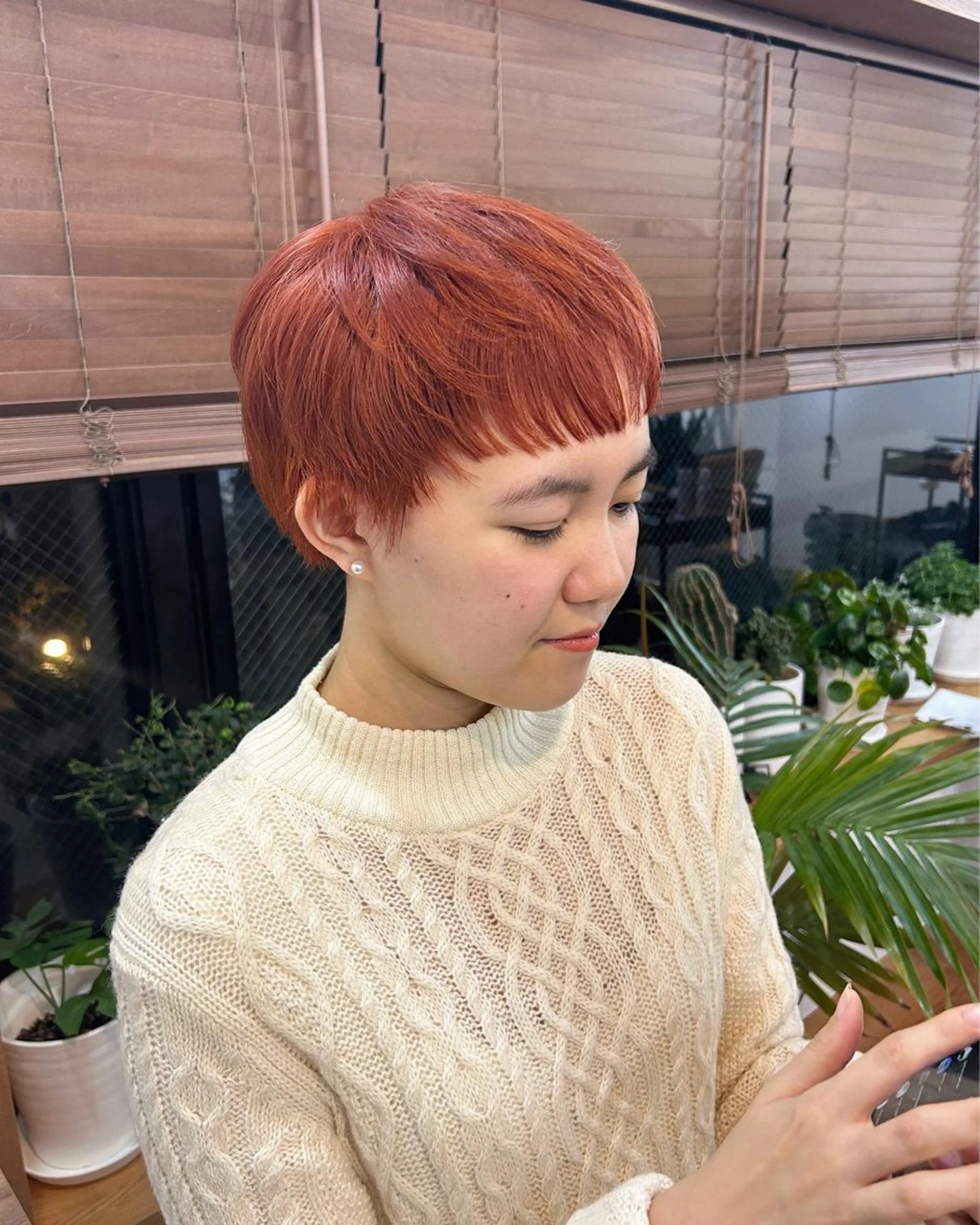 ショート カラー カット ヘアカラー SABO 🪴岡田知佳のヘアスタイル