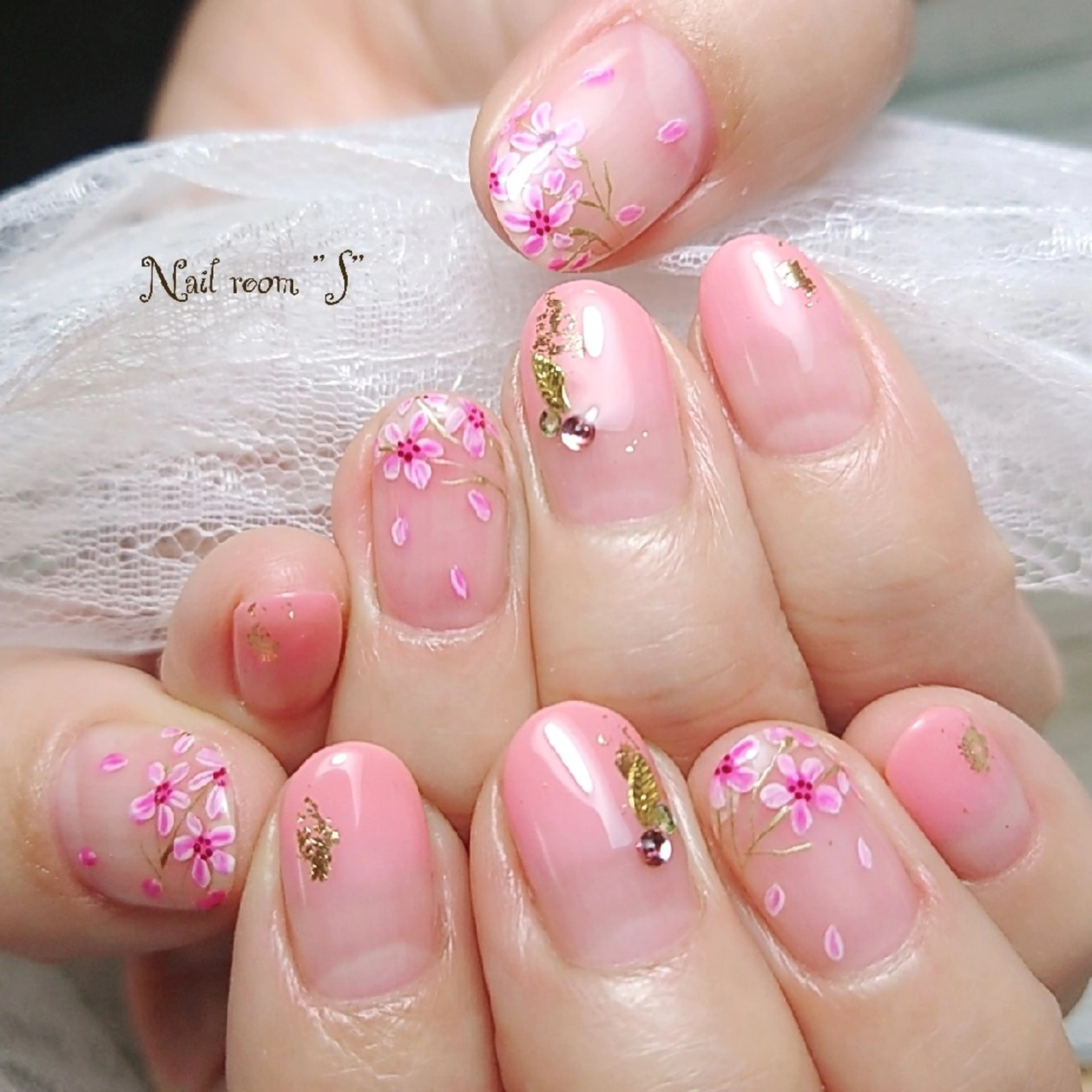ネイル 桜ネイル Nail room  "S"  SAKAIのネイルデザイン