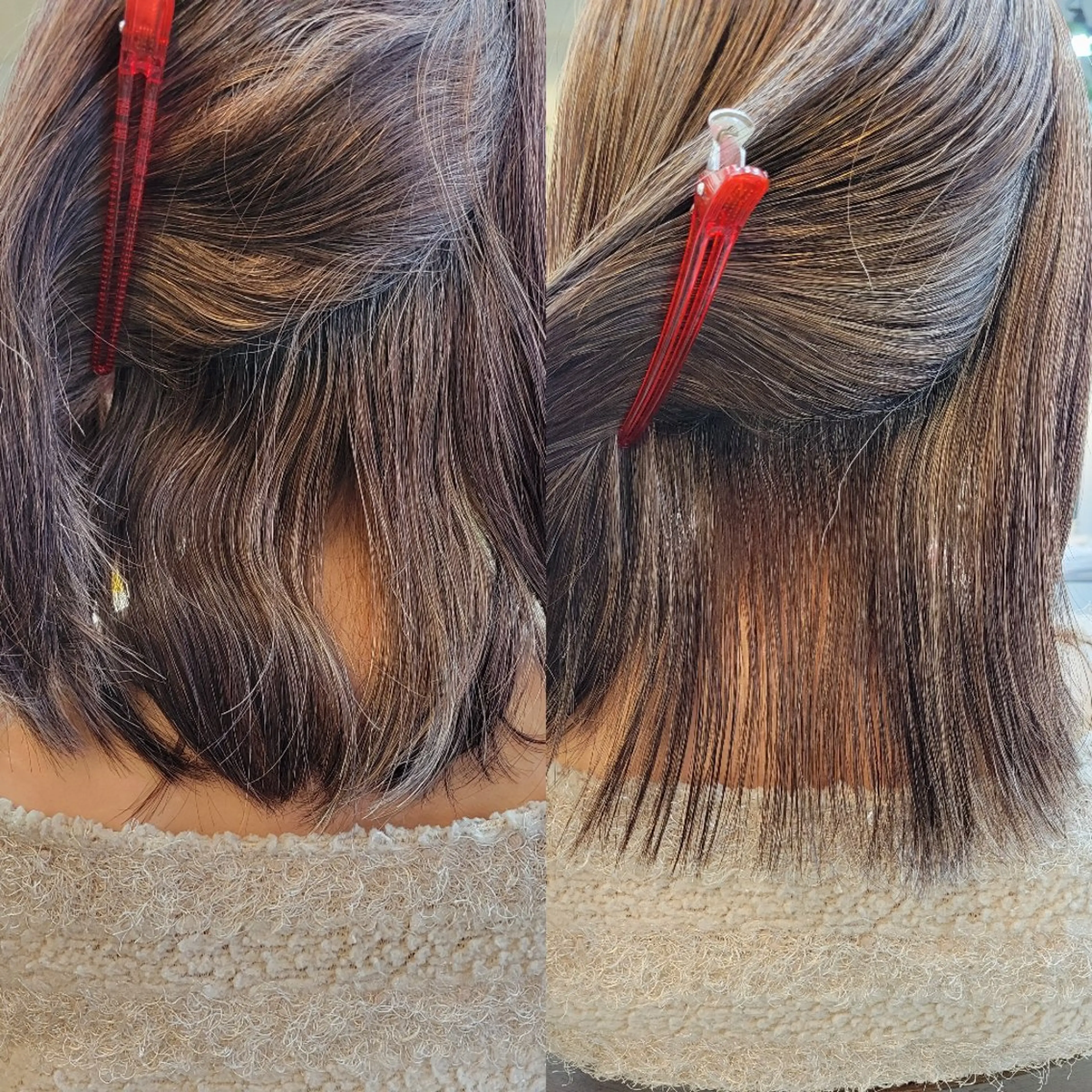 ミディアム 縮毛矯正 縮毛矯正 Beauty Salon Link所属・野村 果音(カノン)のヘアスタイル