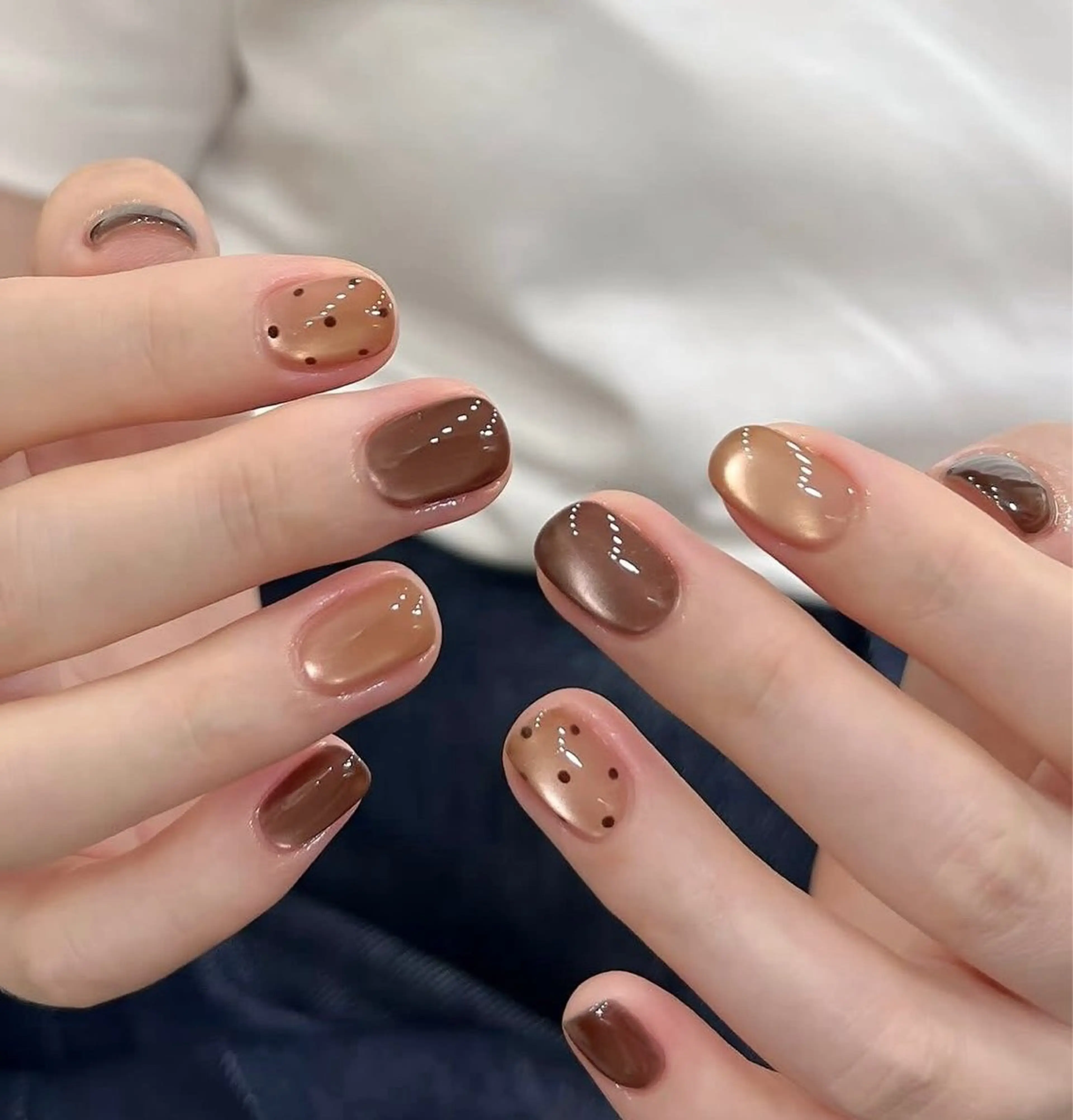 ネイル チークネイル フットネイル フレンチネイル グラデーション 韓国ネイル Ribbon nails salon所属・Ribbonnail salonのネイルデザイン