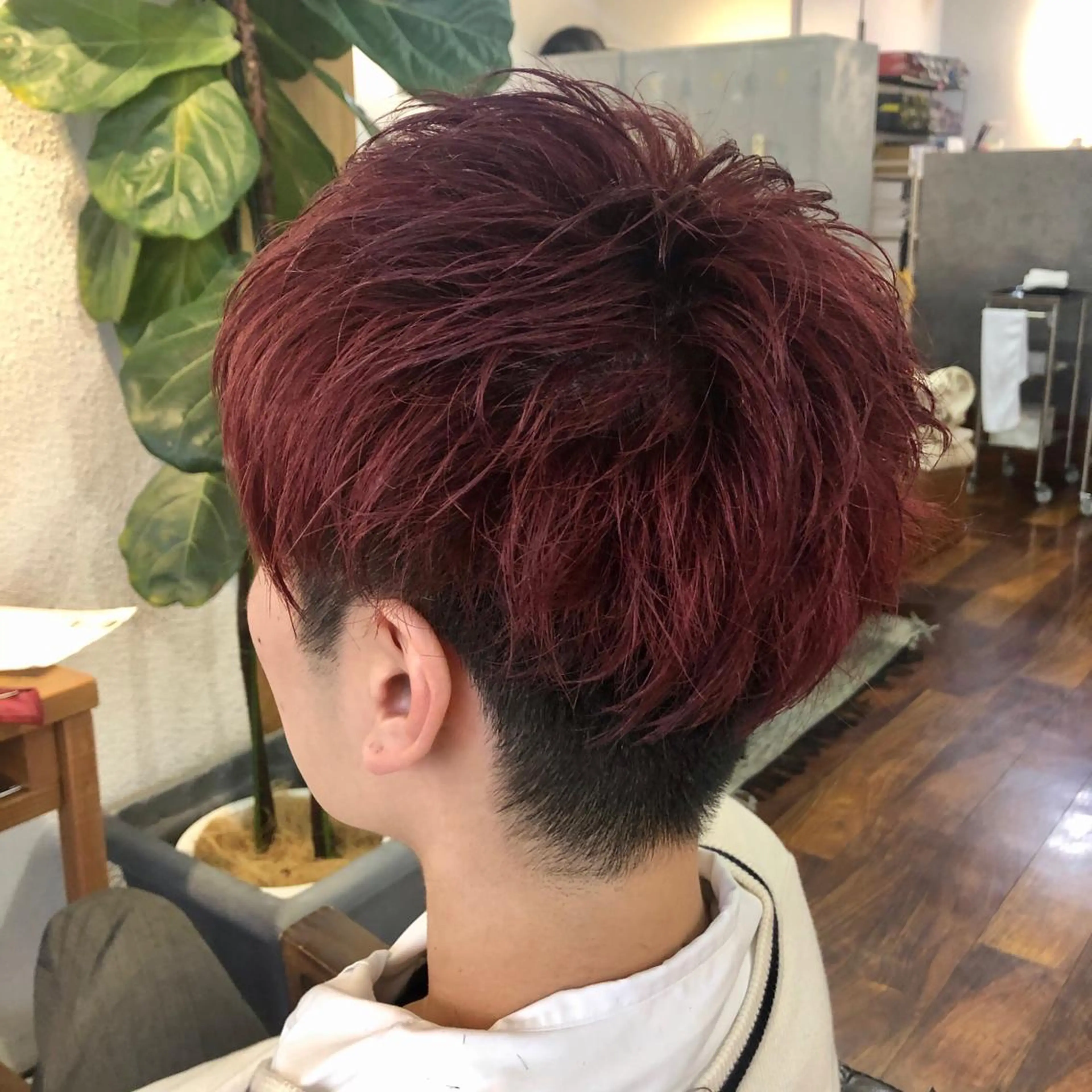 ショート カラー アッシュ ピンクカラー 江上拓郎/ショート /酸性ストレートのヘアスタイル