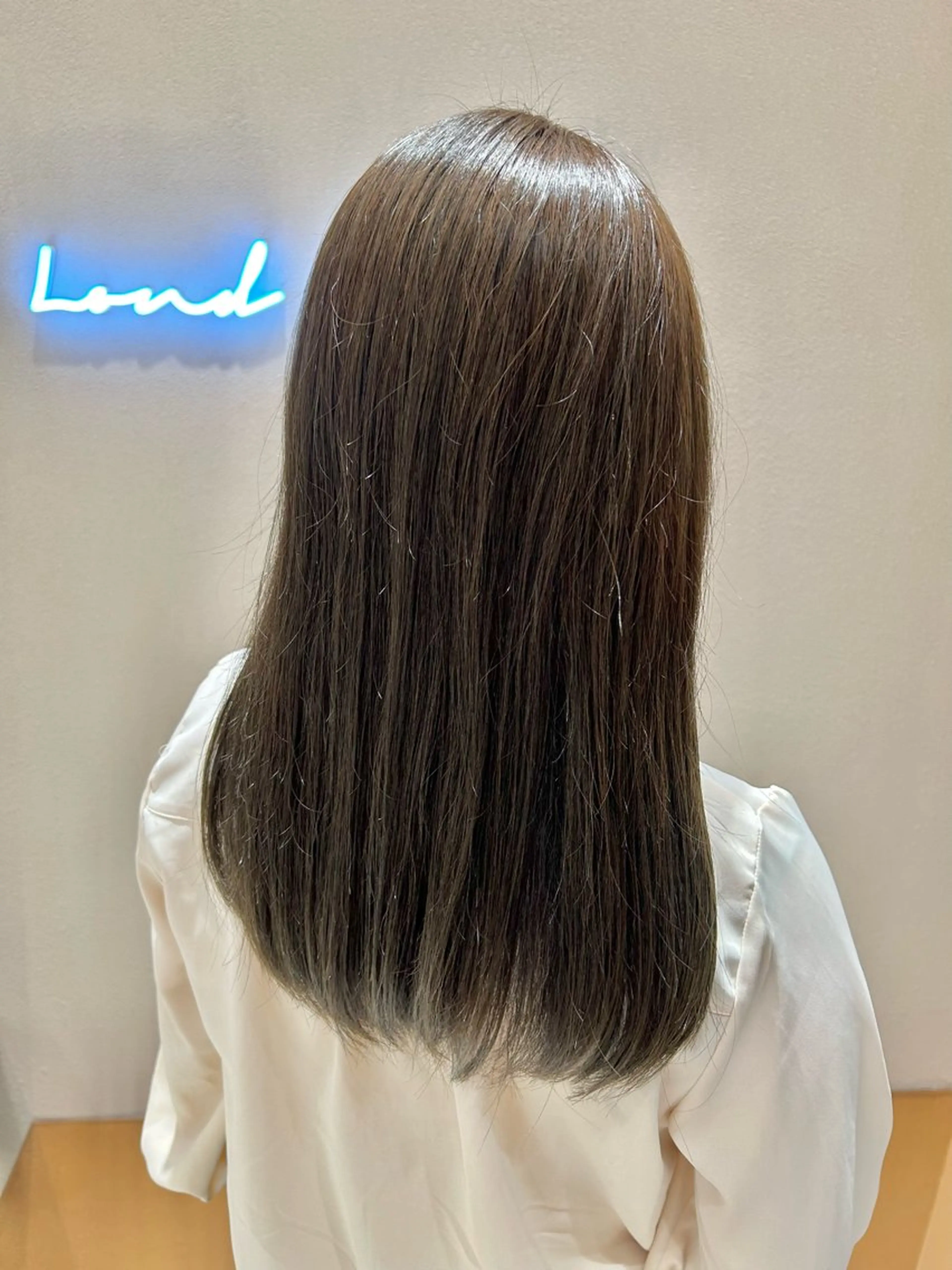 カラー 透明感カラー グレージュ ブリーチෆ‪髪質改善 🎀ོ白岩亜実🎀ོのヘアスタイル