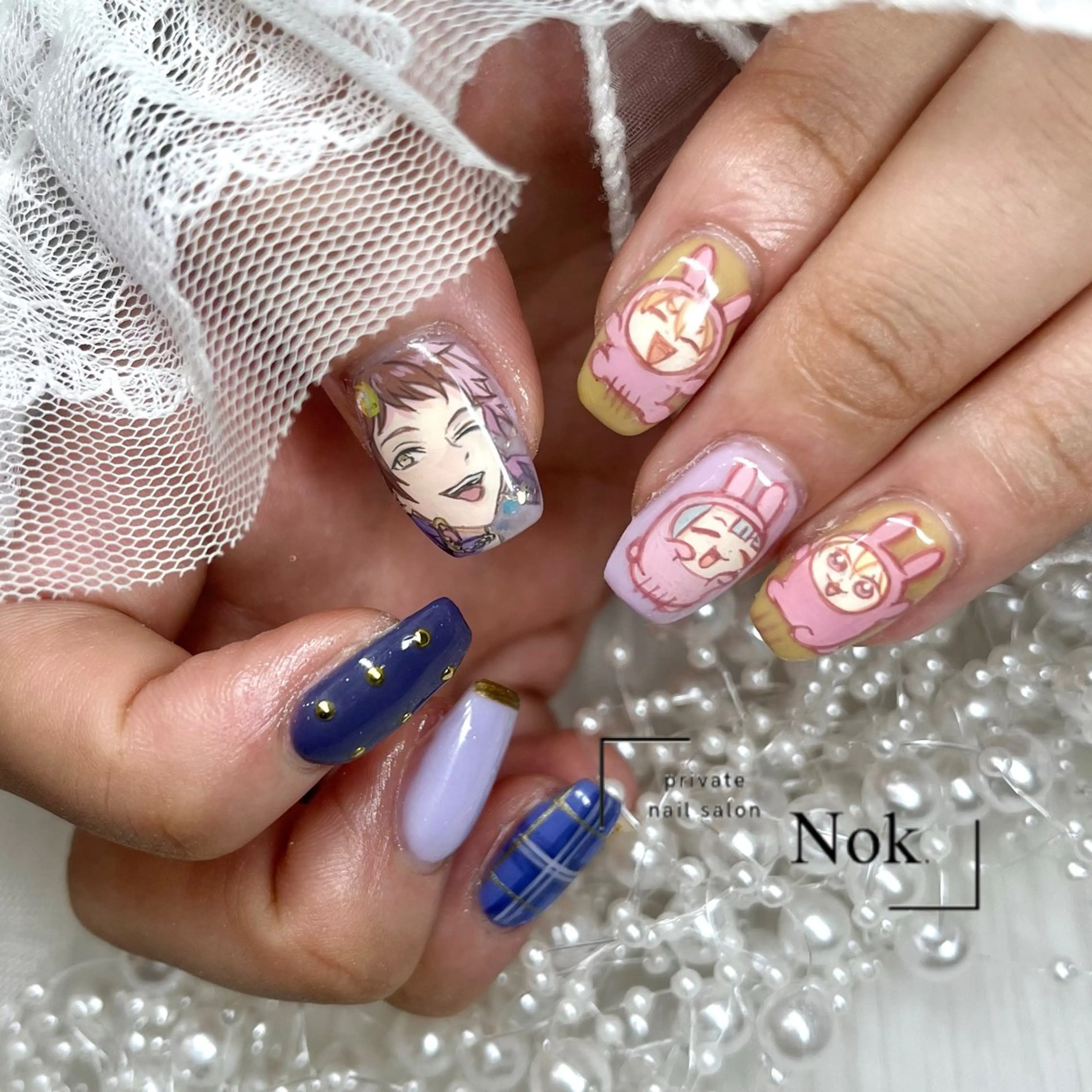 ネイル ハンドネイル 池袋痛ネイル Nok. 渡辺のネイルデザイン