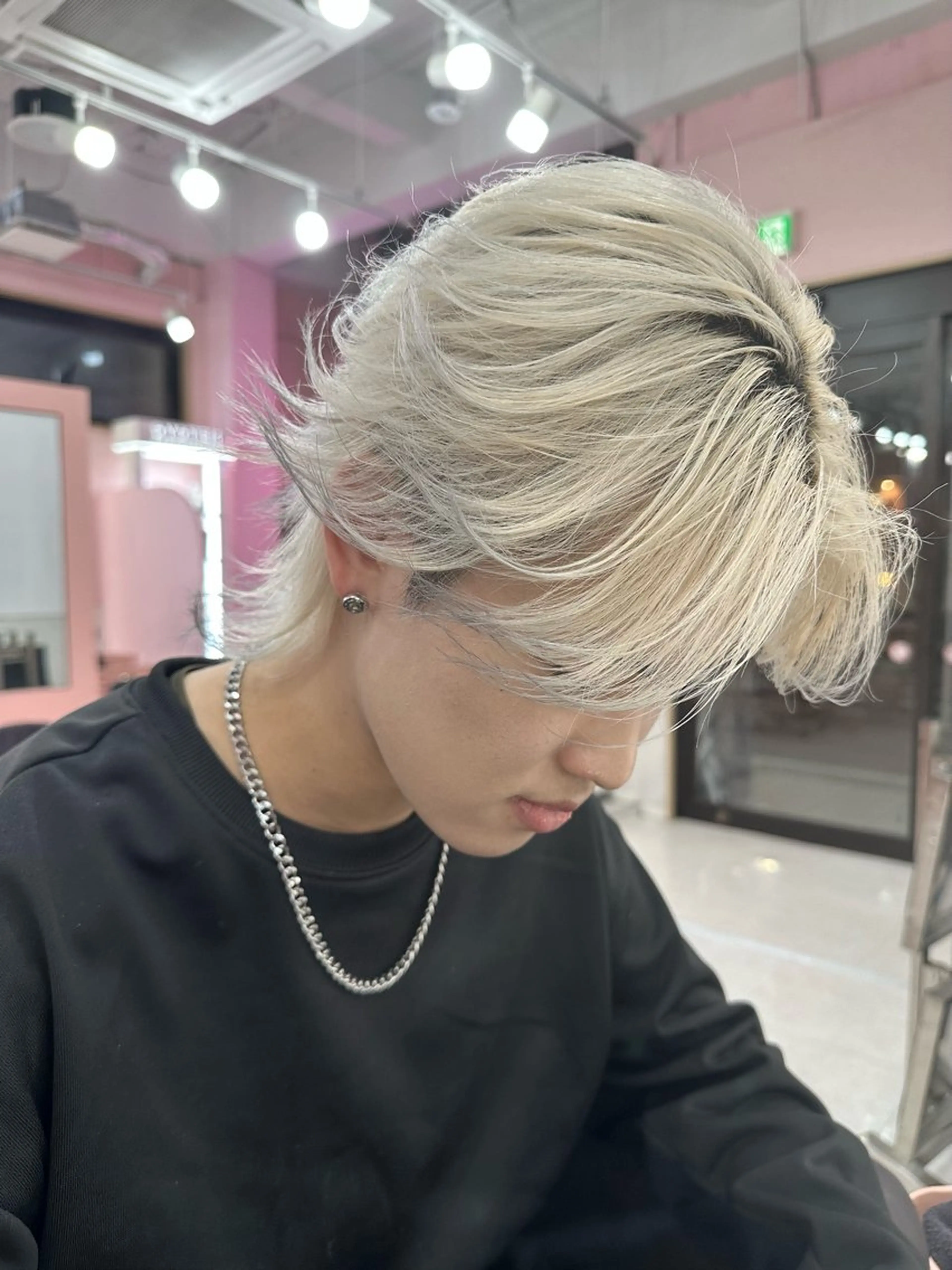 メンズ カット ニュアンス/フェザー /ウルフ/伶馬のヘアスタイル