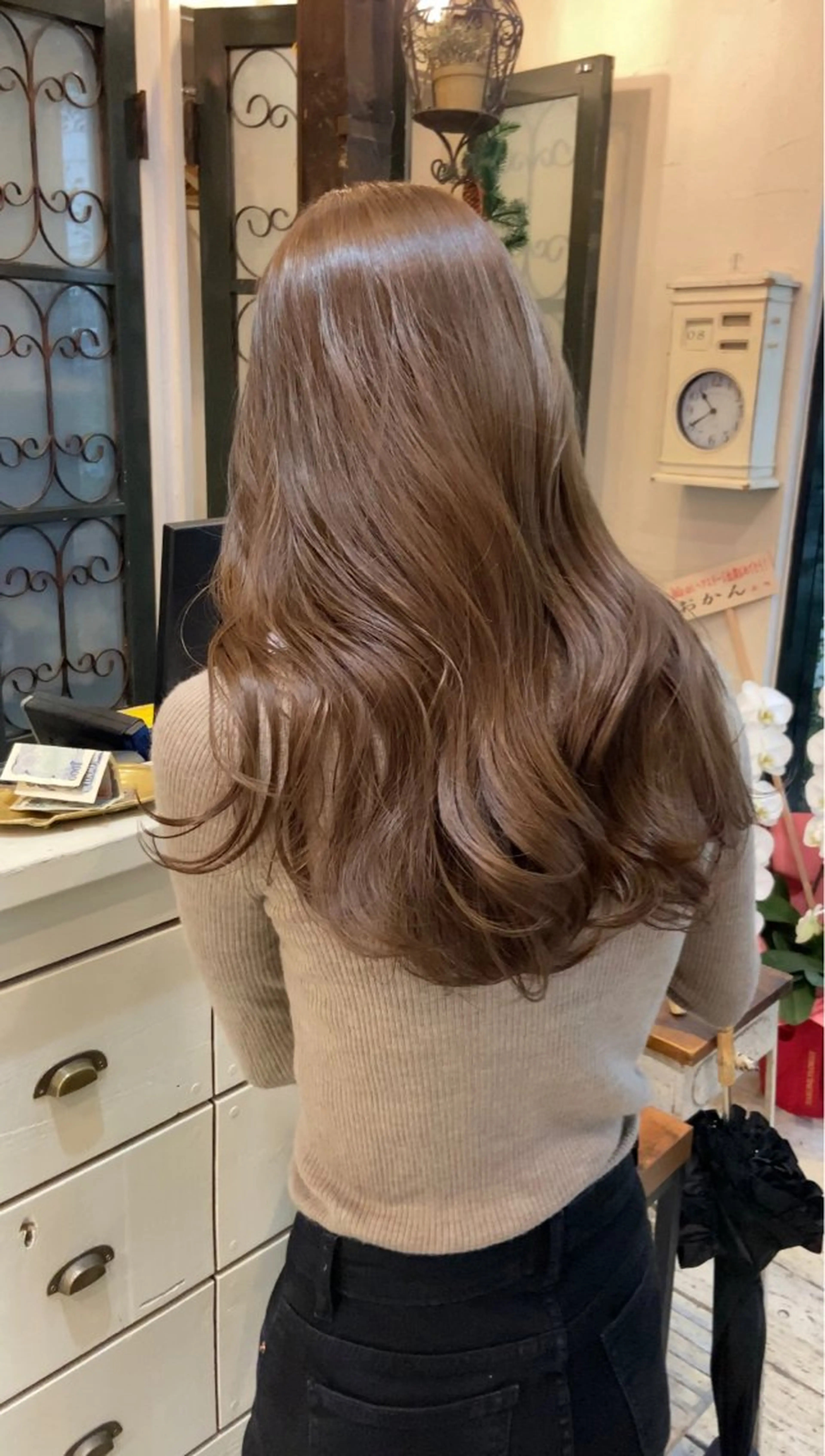 ロング カラー カット ヘアカラー トリートメント ダメージレス美容師 🌱水島侑理のヘアスタイル