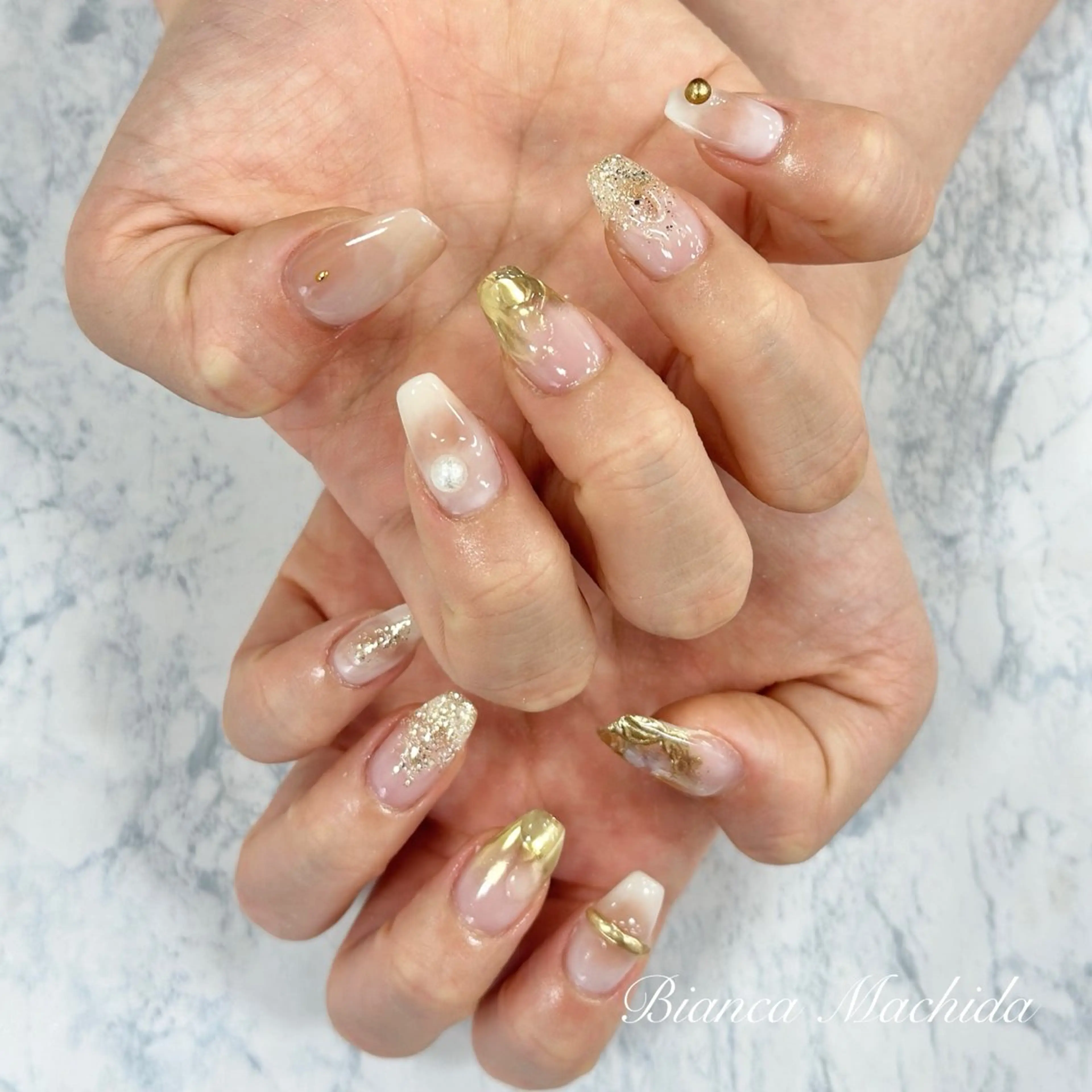 ネイル ハンドネイル Bianca👼🏻 OIKAWAのネイルデザイン