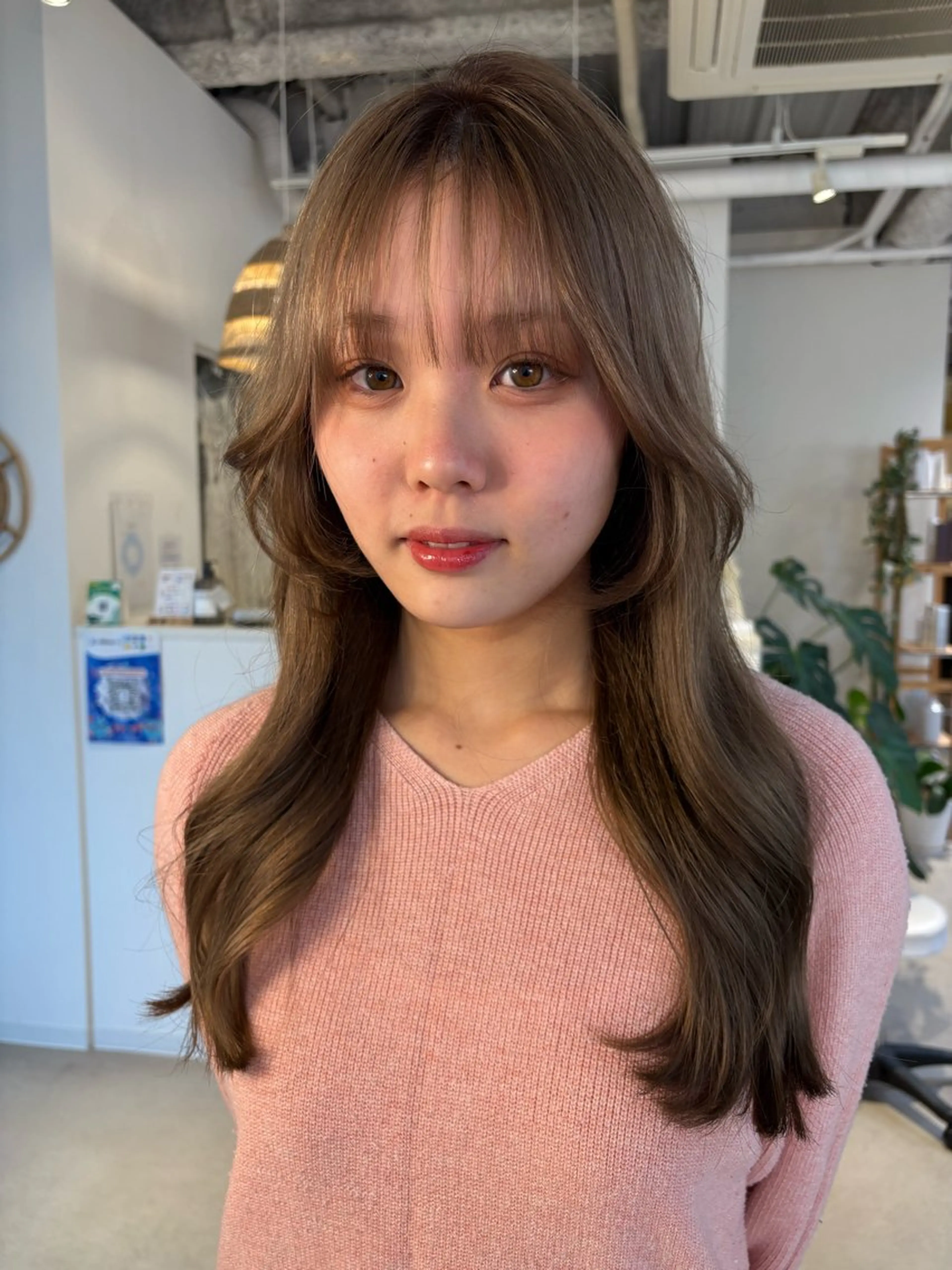 ロング カット ヘアカラー トリートメント ココルアナ 豊中美容室のヘアスタイル