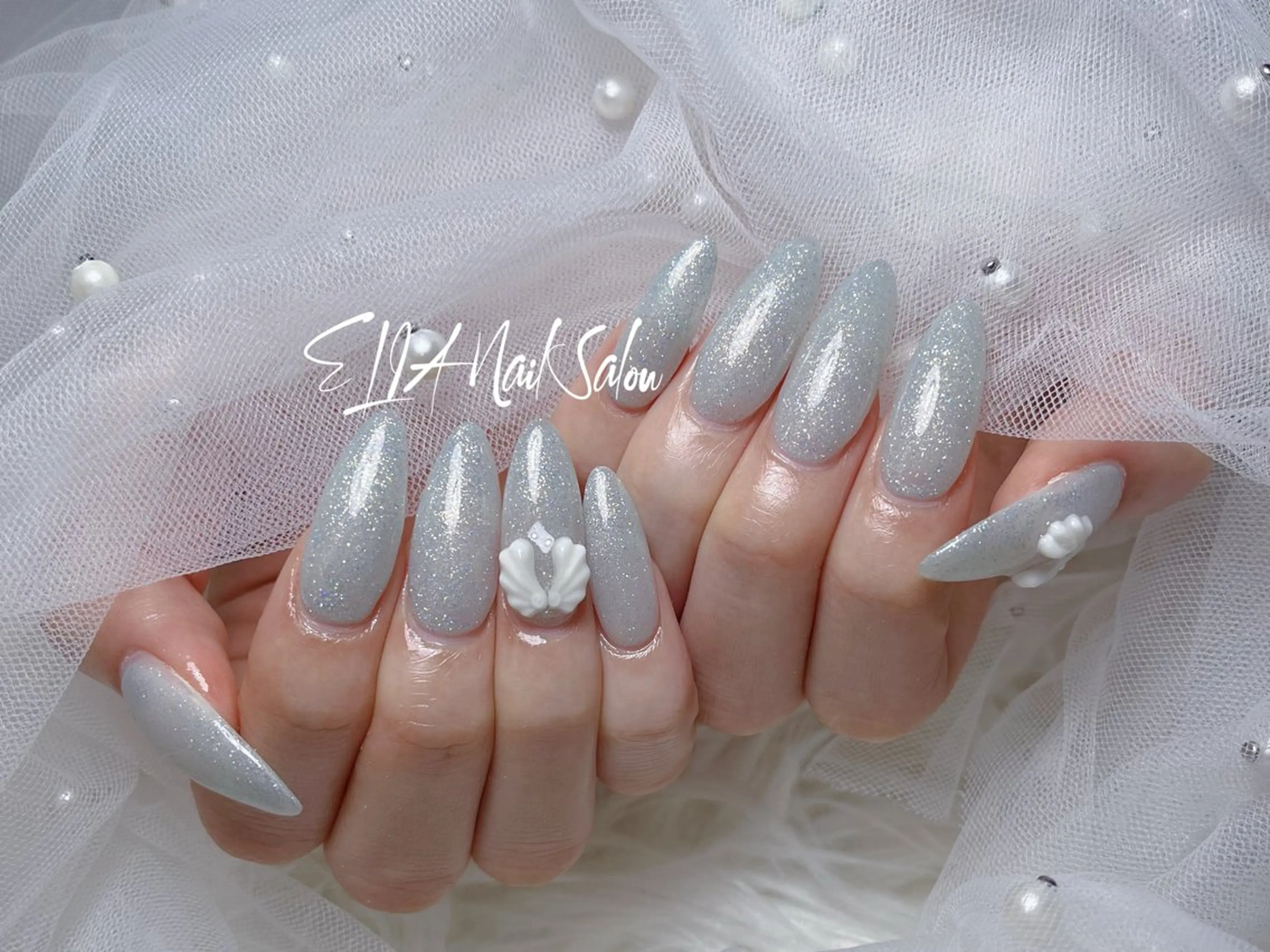 セミロング ハンドネイル ELIA【エリア】 nailsalonのネイルデザイン