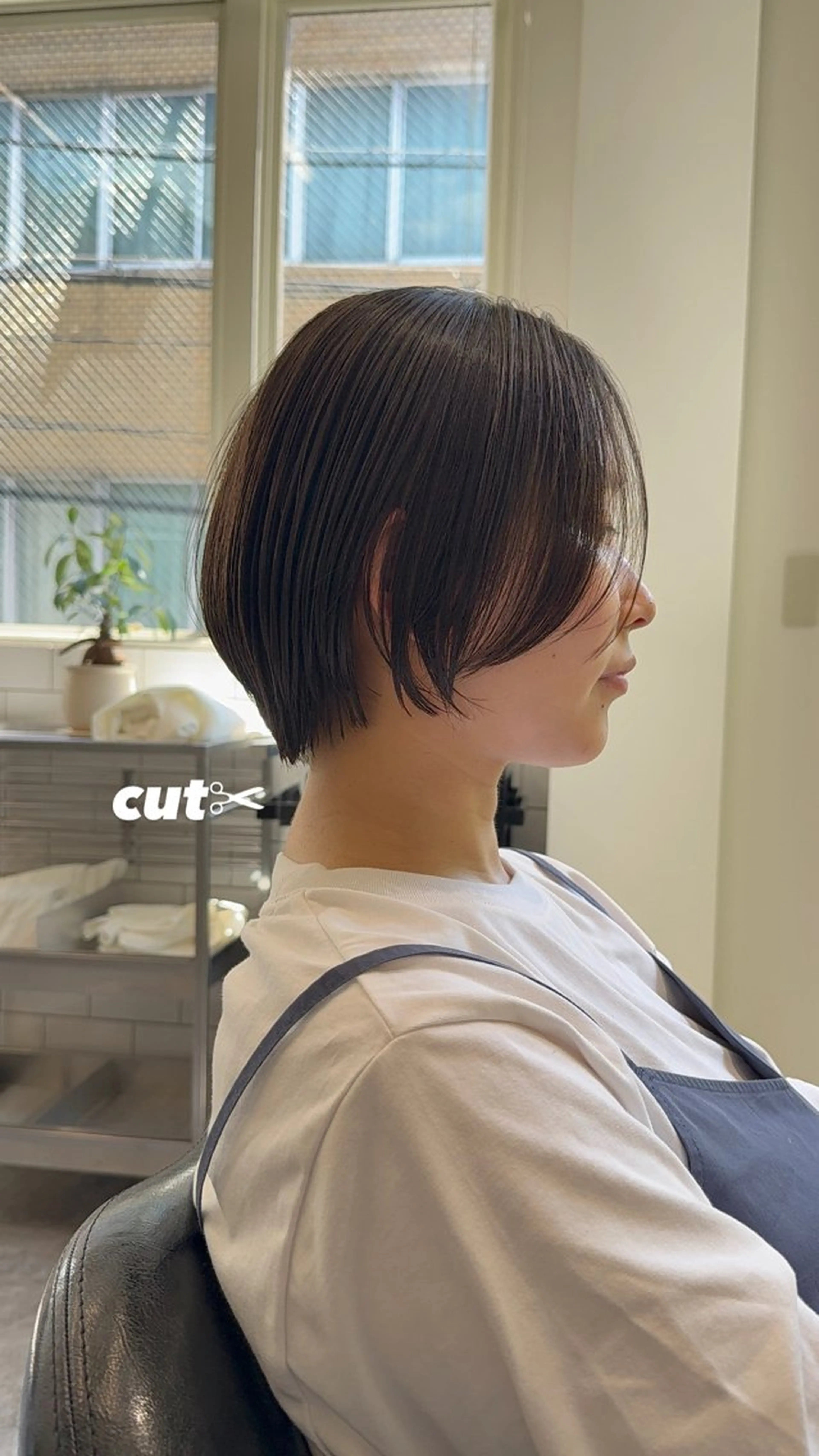 ショート ショートボブ ボブ ショートヘア jiire所属・堀江👒縮毛矯正特化 ・ヨンスクのヘアスタイル