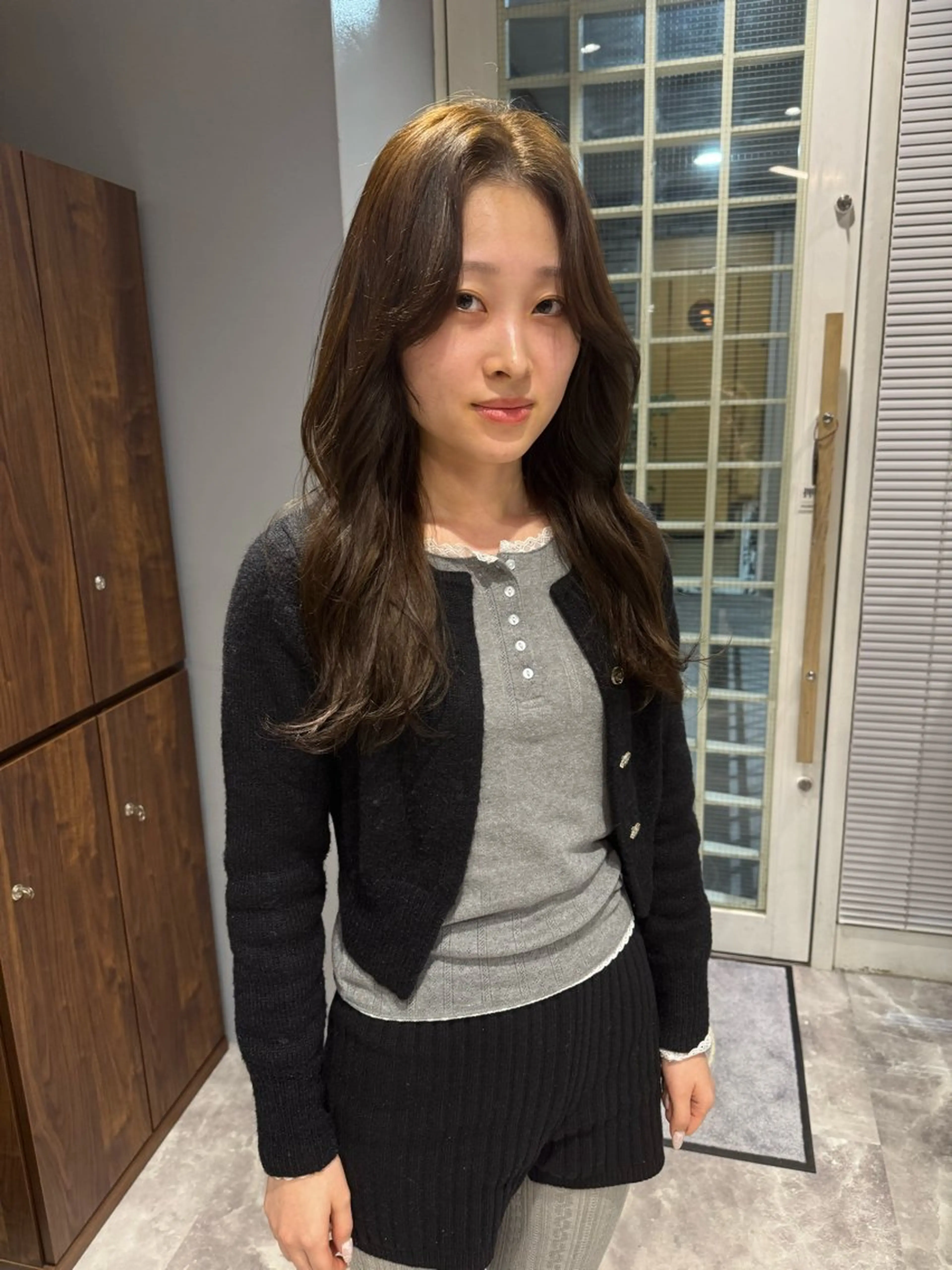 ロング カラー イルミナカラー 韓国風ヘア カット ヘアカラー 画 kirikaのヘアスタイル