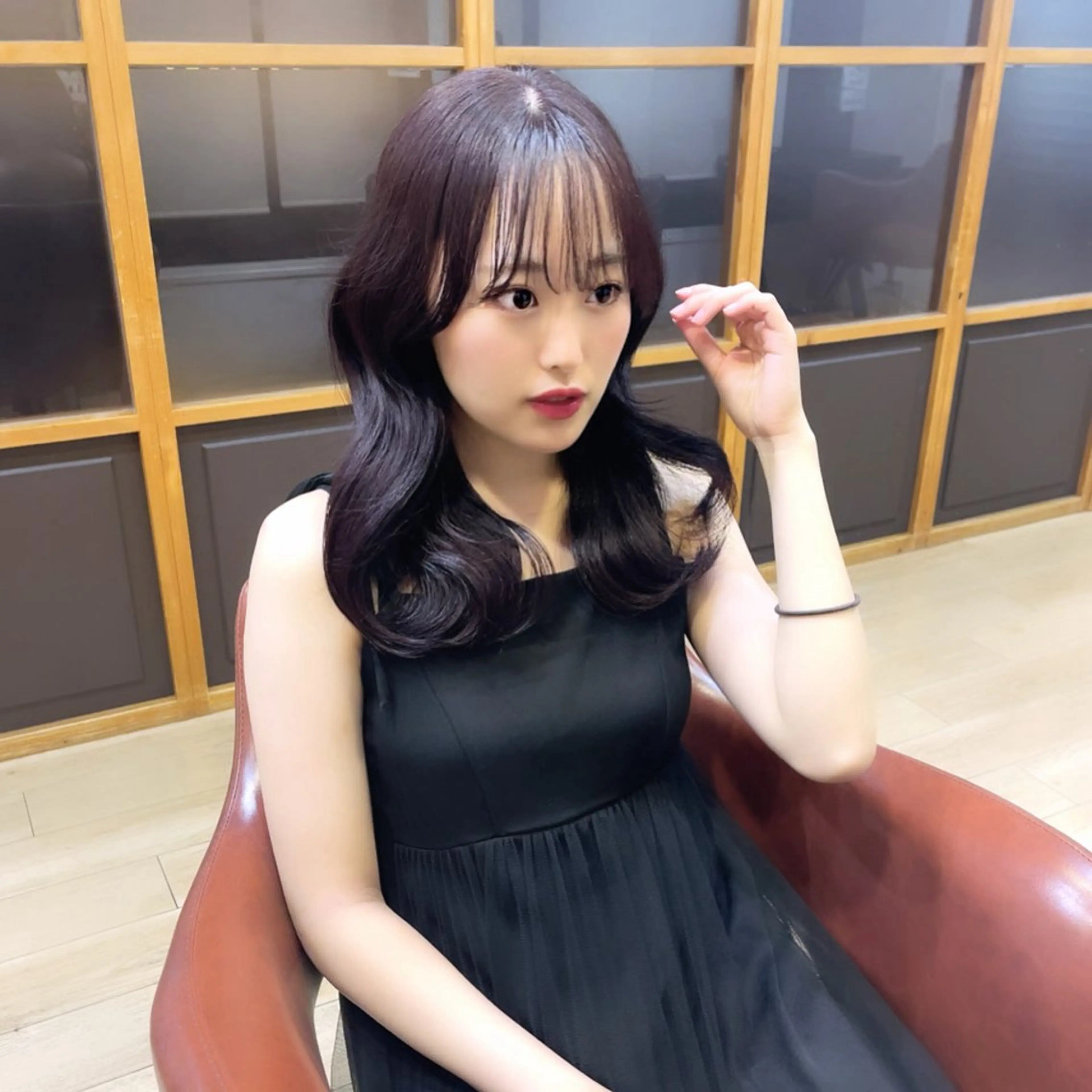 ロング カラー suzuka/透明感 カラー 美髪縮毛矯正のヘアスタイル