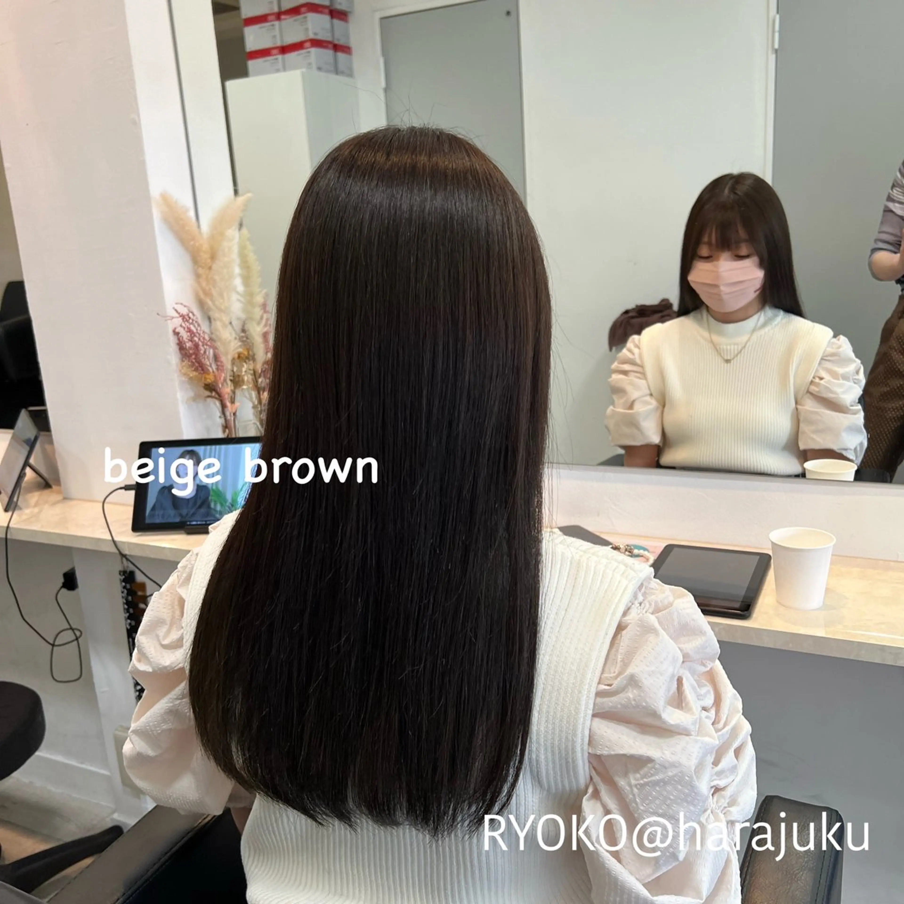 ロング カラー パーマ ヘアアレンジ メンズ ヘアカラー ワット 原宿のヘアスタイル