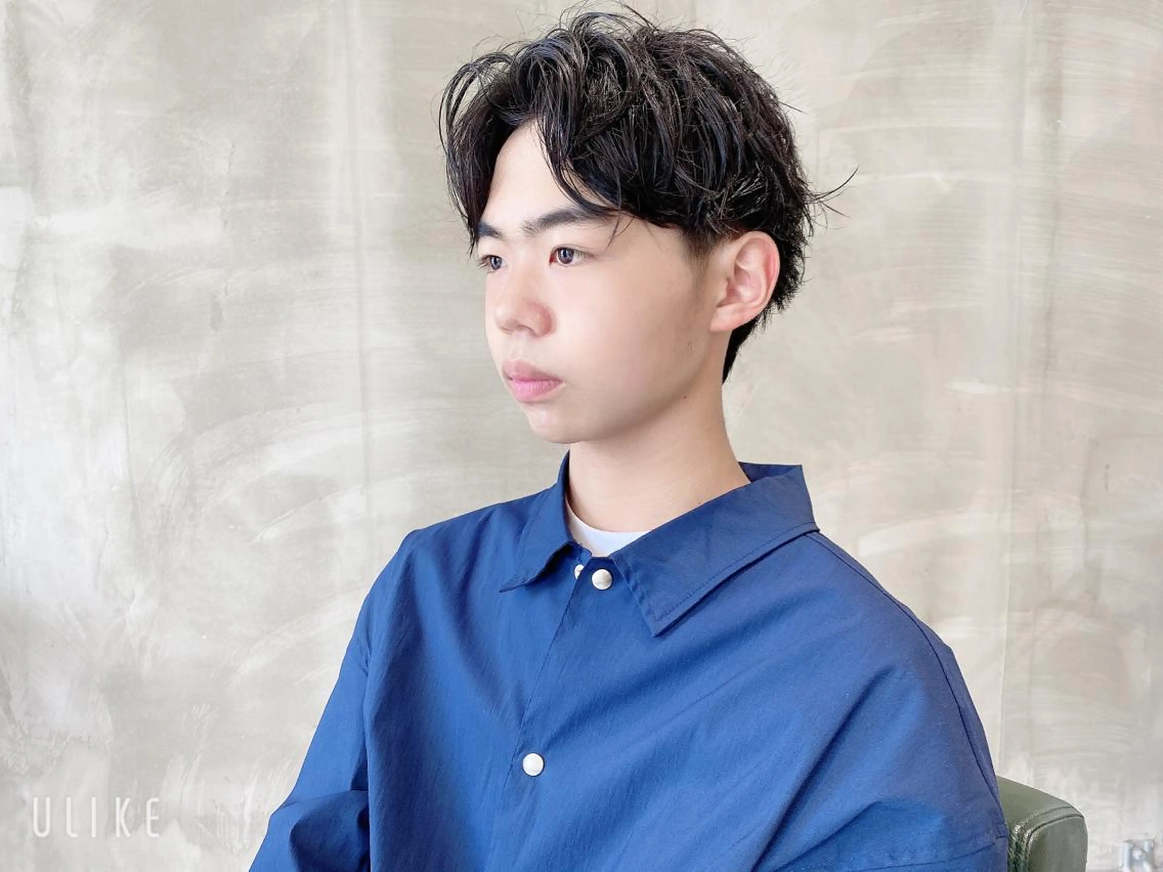 ショート パーマ メンズ カット パーマ トリートメント ill副店長 立和田純也のヘアスタイル