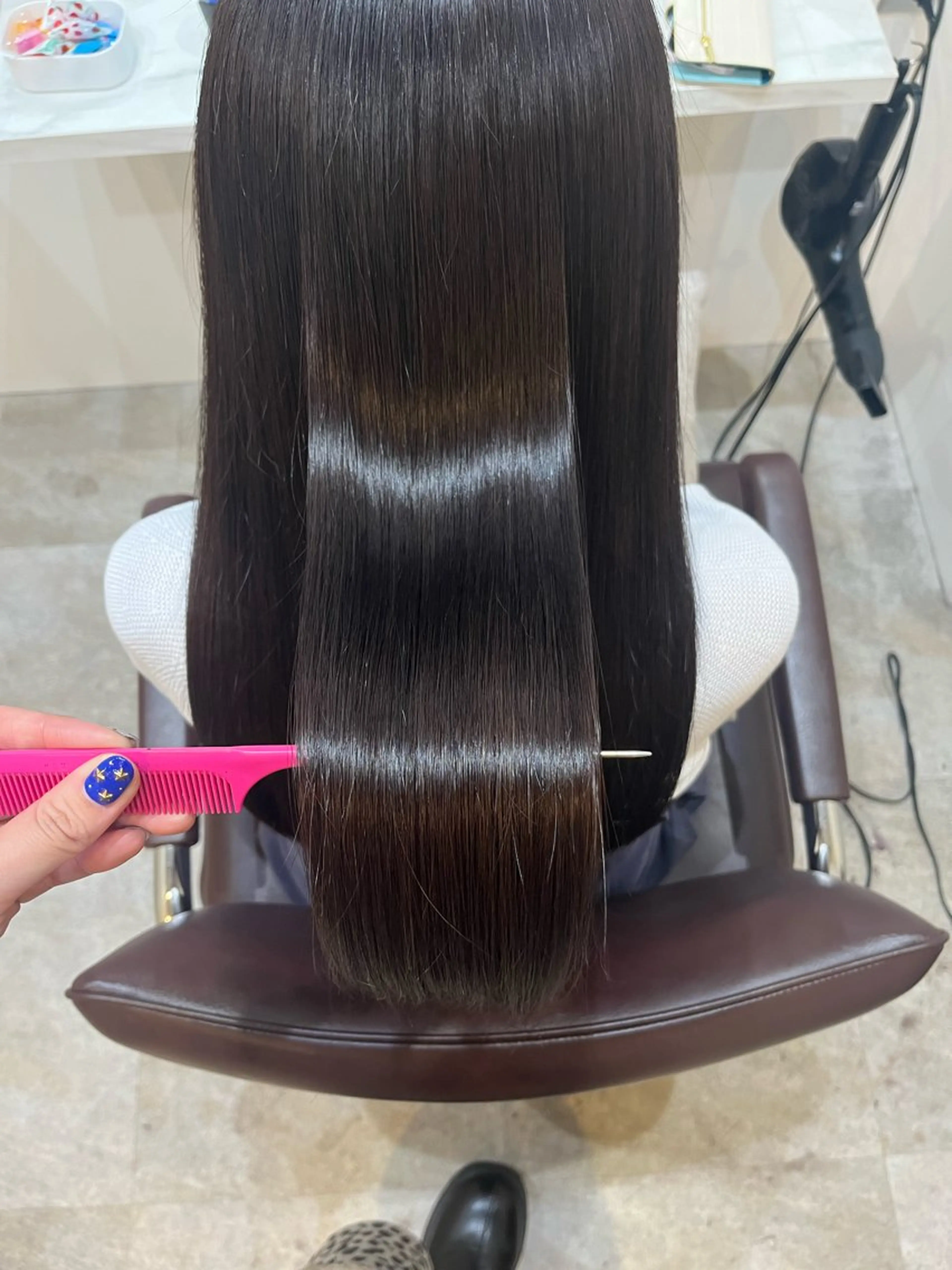 ロング カラー カット ヘアカラー トリートメント 【髪質改善　艶髪】 布川　莉穂のヘアスタイル