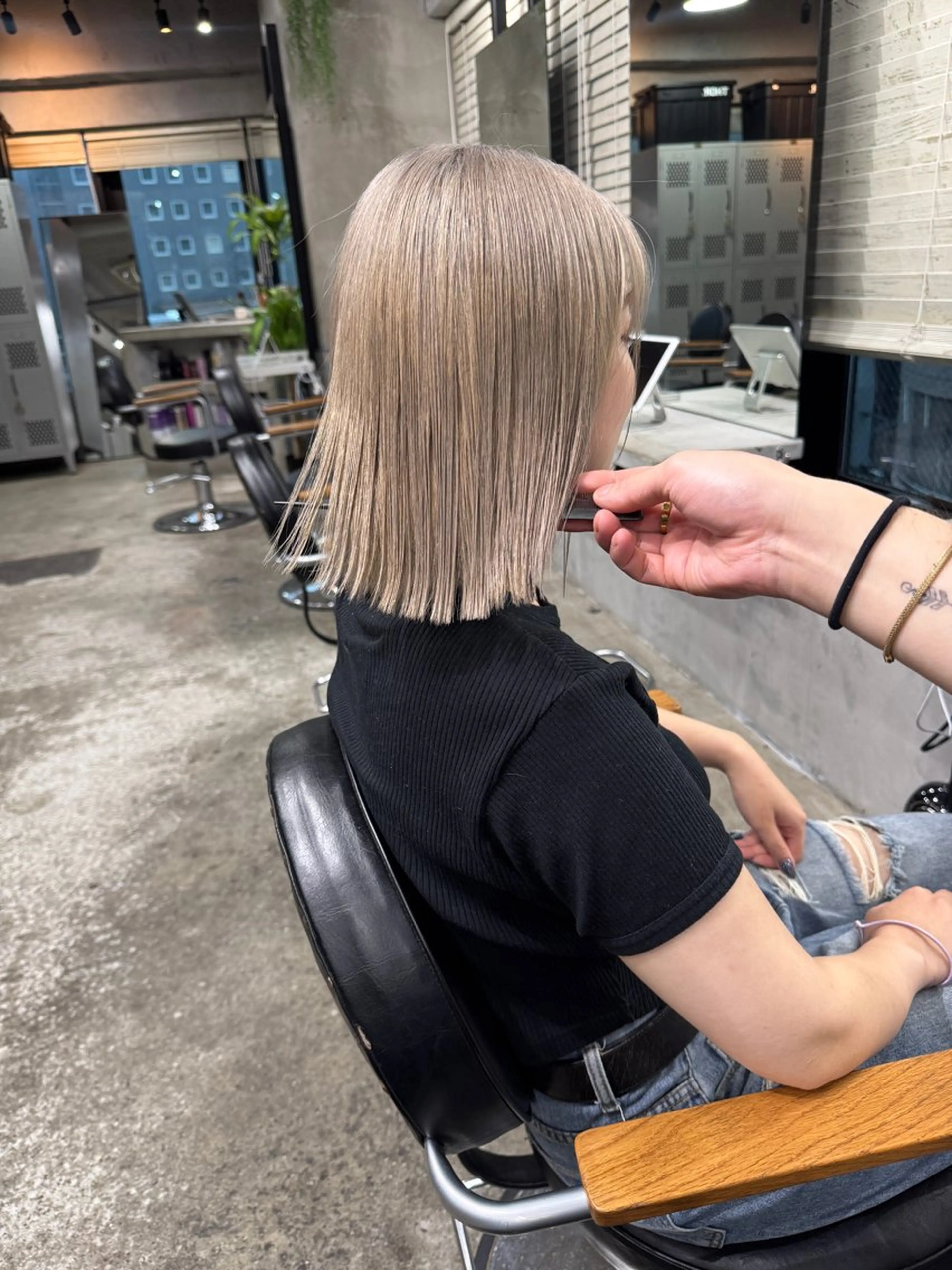 ミディアム RoL by apollo所属・横浜ブリーチムラ直し 特化美容師/海崎剛史のヘアスタイル