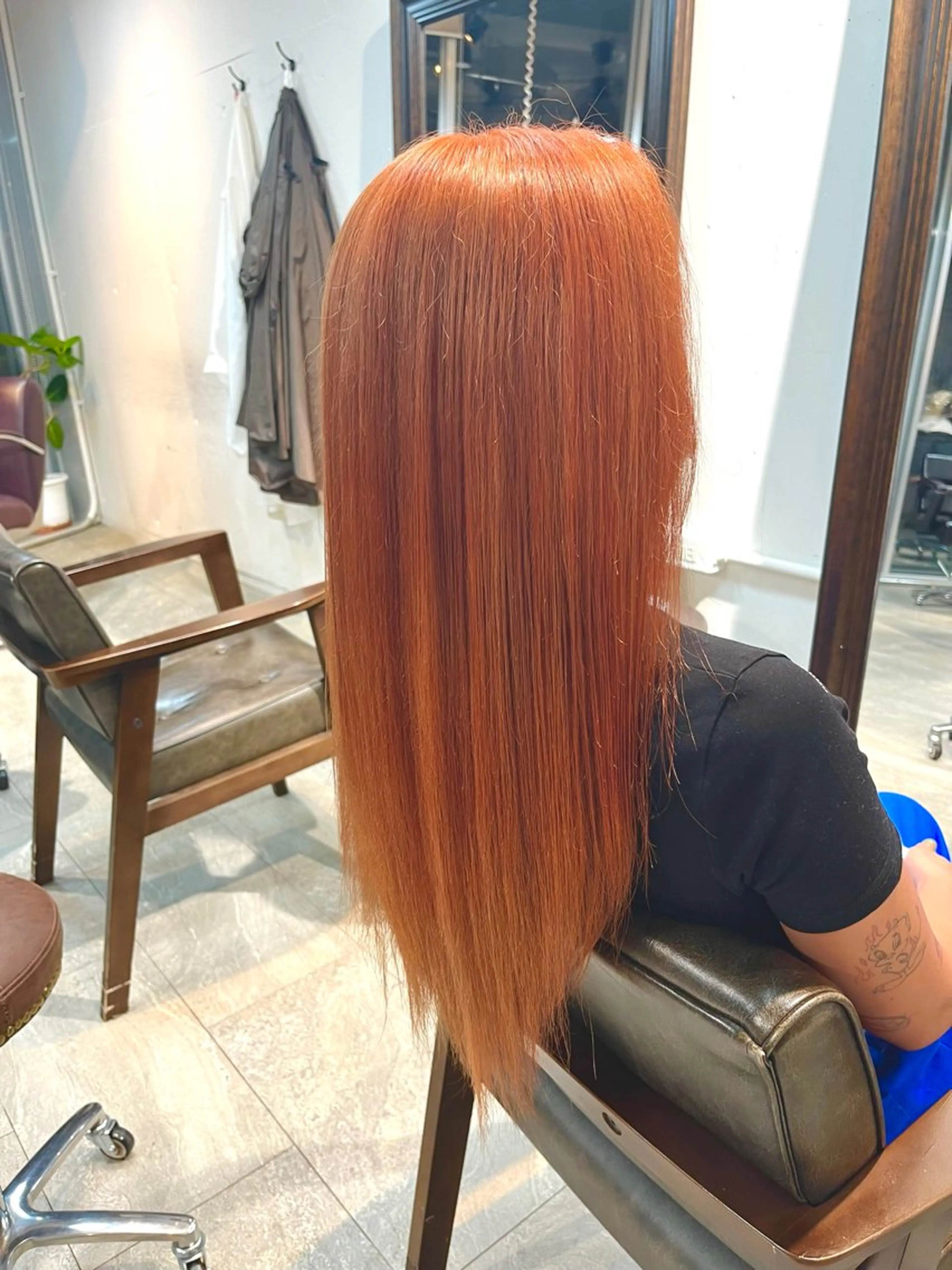 ロング カラー ヘアカラー トリートメント ヘアセット 🎀透明感ブリーチ カラー🎀ミズキのヘアスタイル
