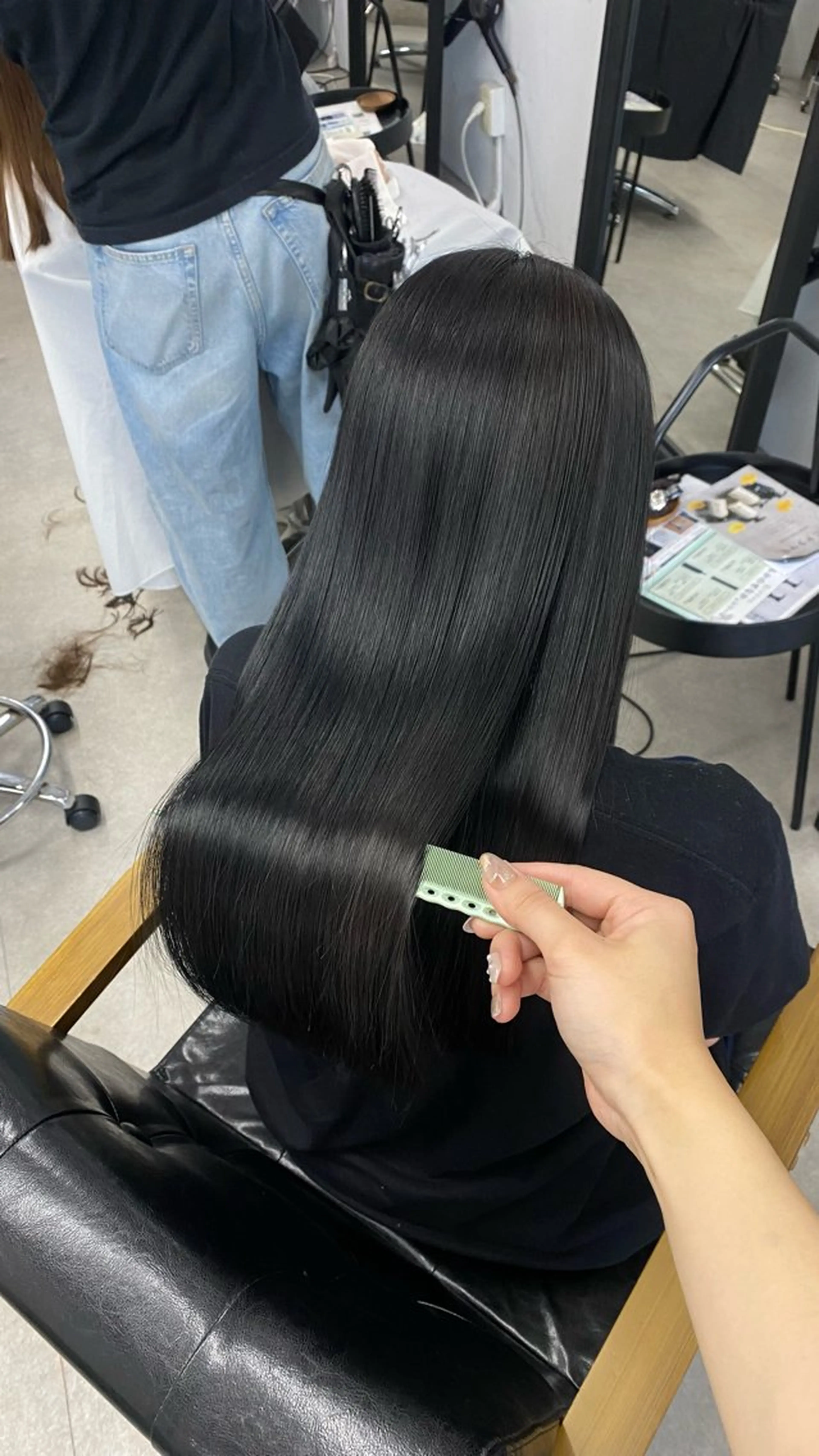 ロング 縮毛矯正 トリートメント darts所属・太田 すず香のヘアスタイル