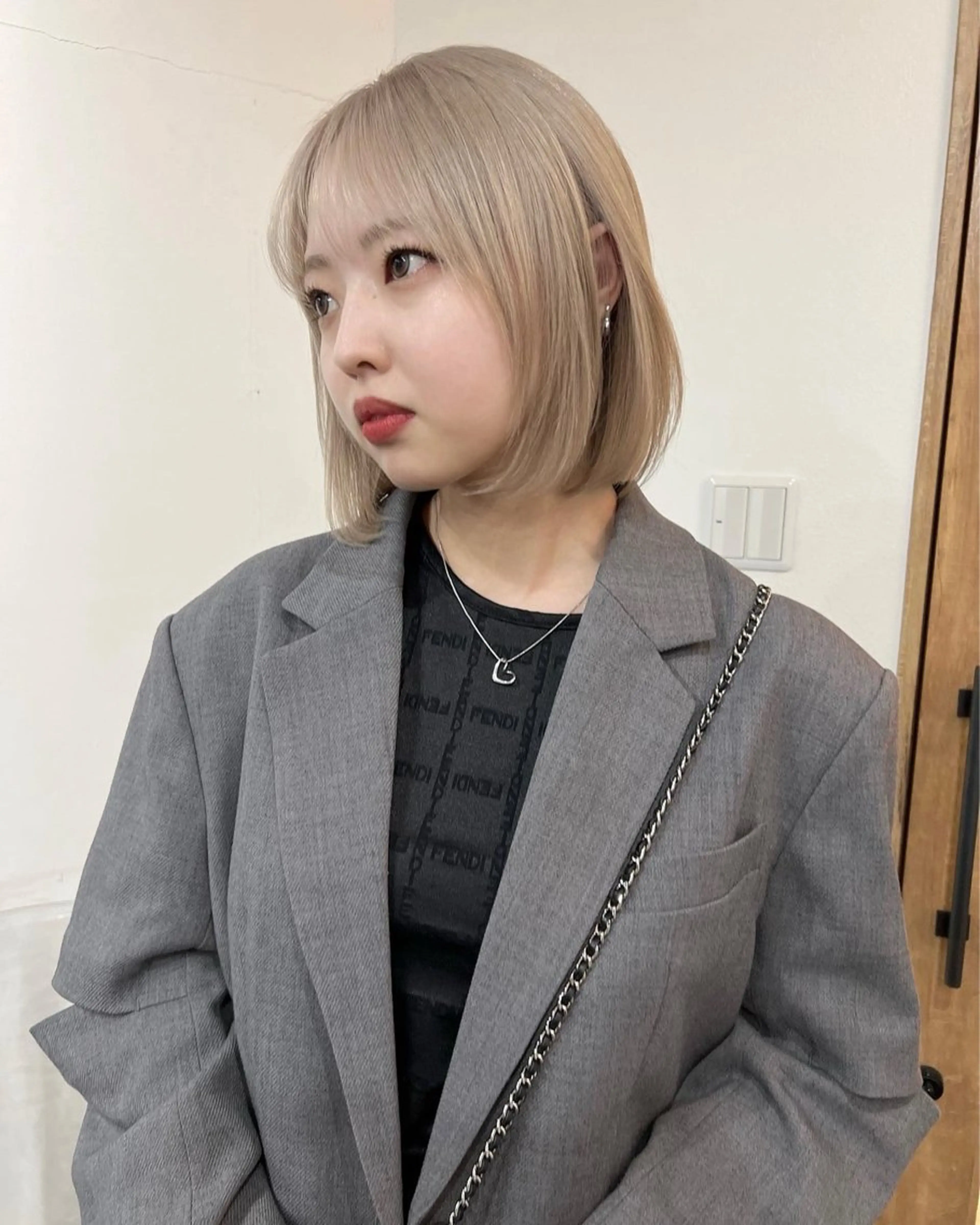 ショート カラー 似合わせ前髪/ 小顔カット🎀そうのヘアスタイル