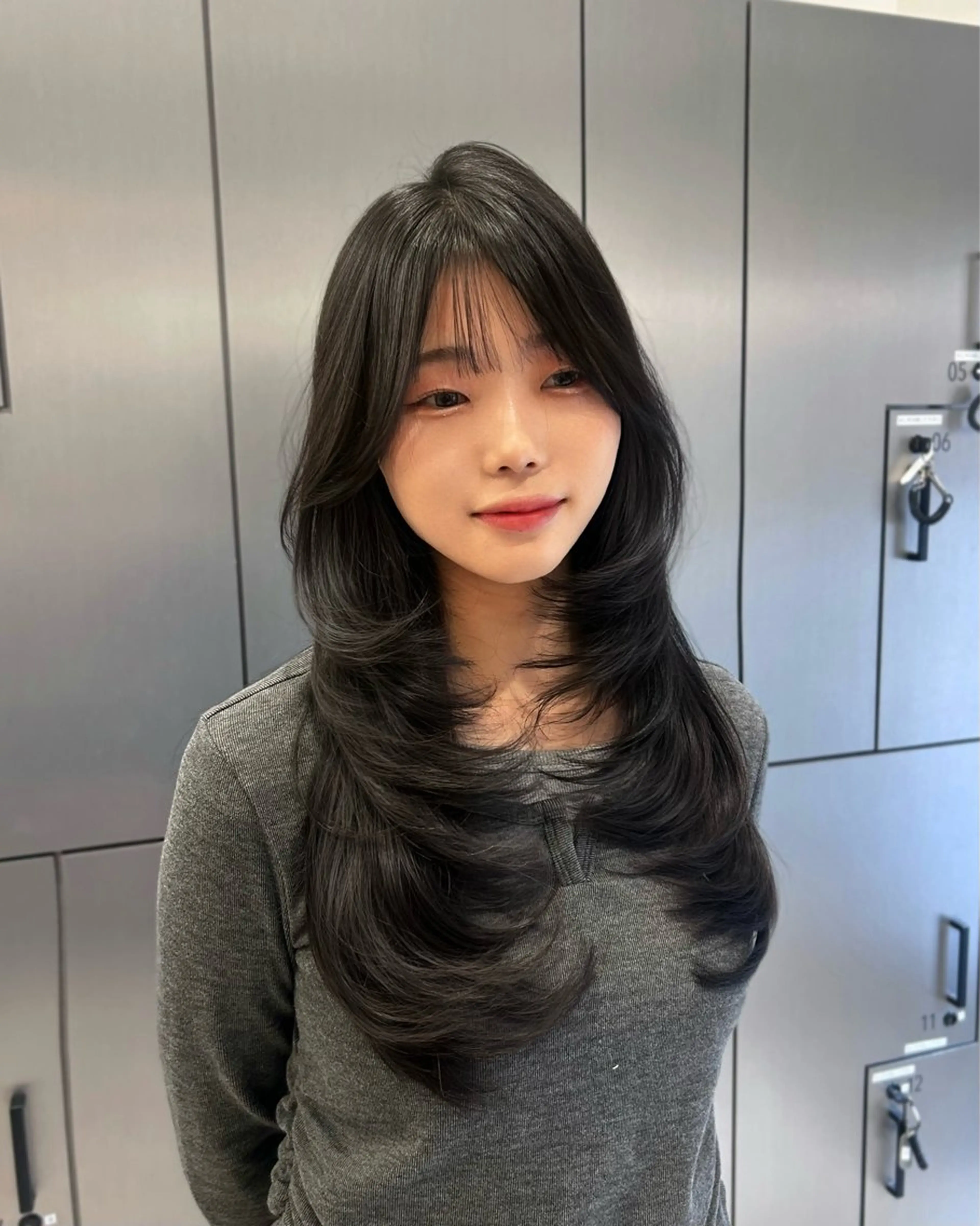 ロング レイヤーカット カット ヘアカラー 大人レイヤー/艶髪 🇺🇸TOMONAのヘアスタイル