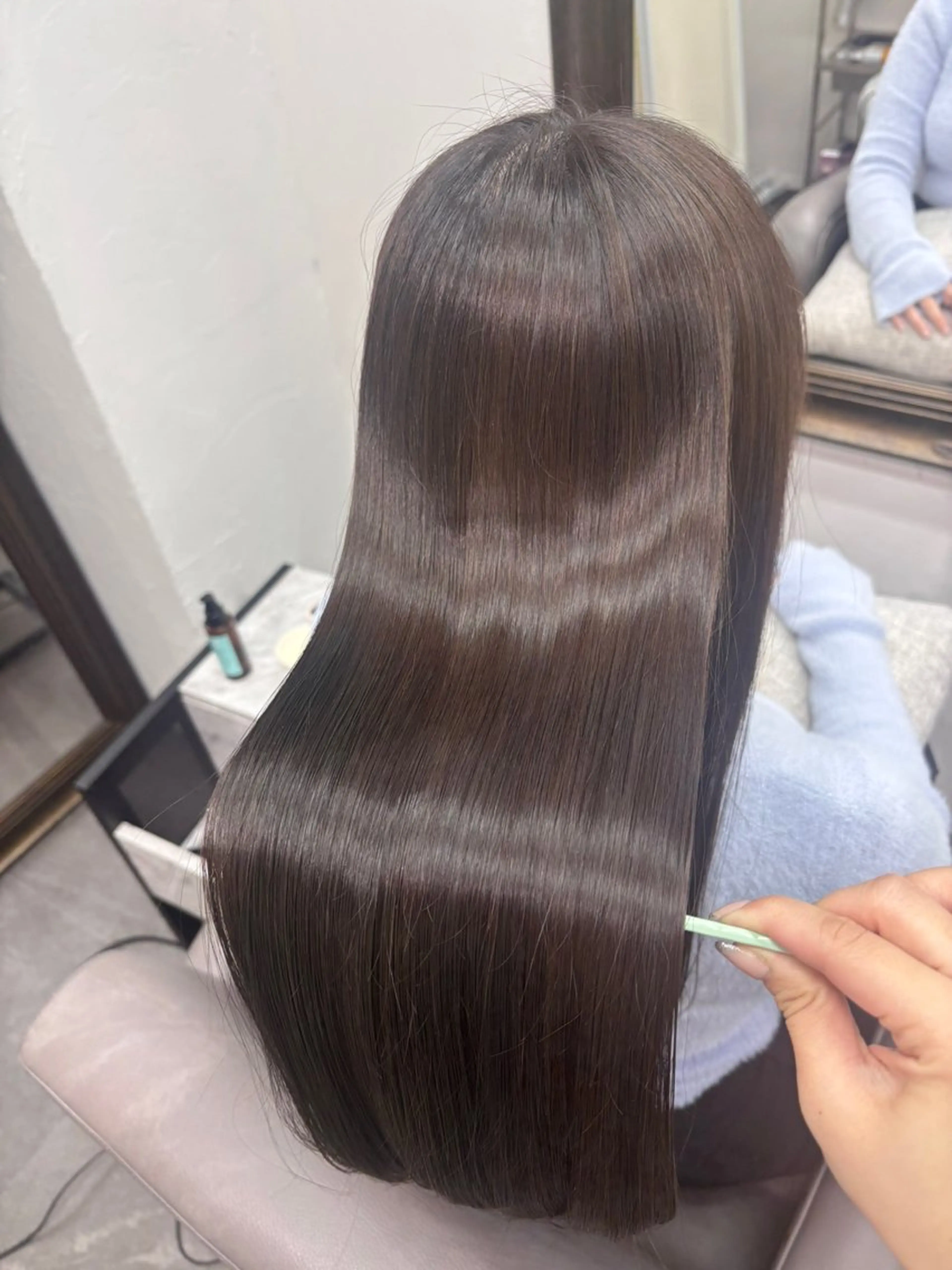 ロング カット ヘアカラー トリートメント roka 髪質改善/縮毛矯正／韓国レイヤー所属・roka 🌿あやのヘアスタイル