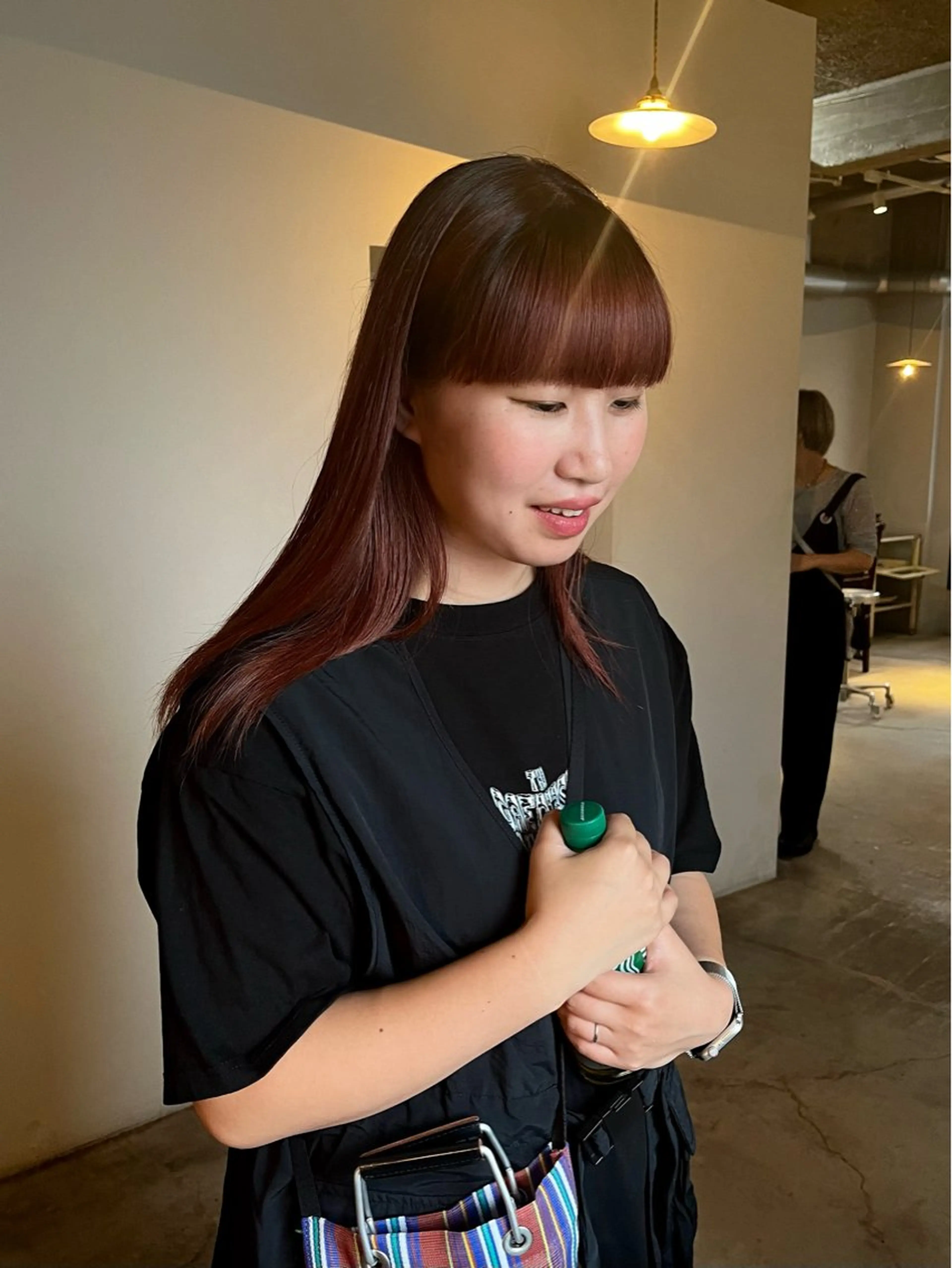 ロング カラー カット ヘアカラー トリートメント room3 なおこのヘアスタイル