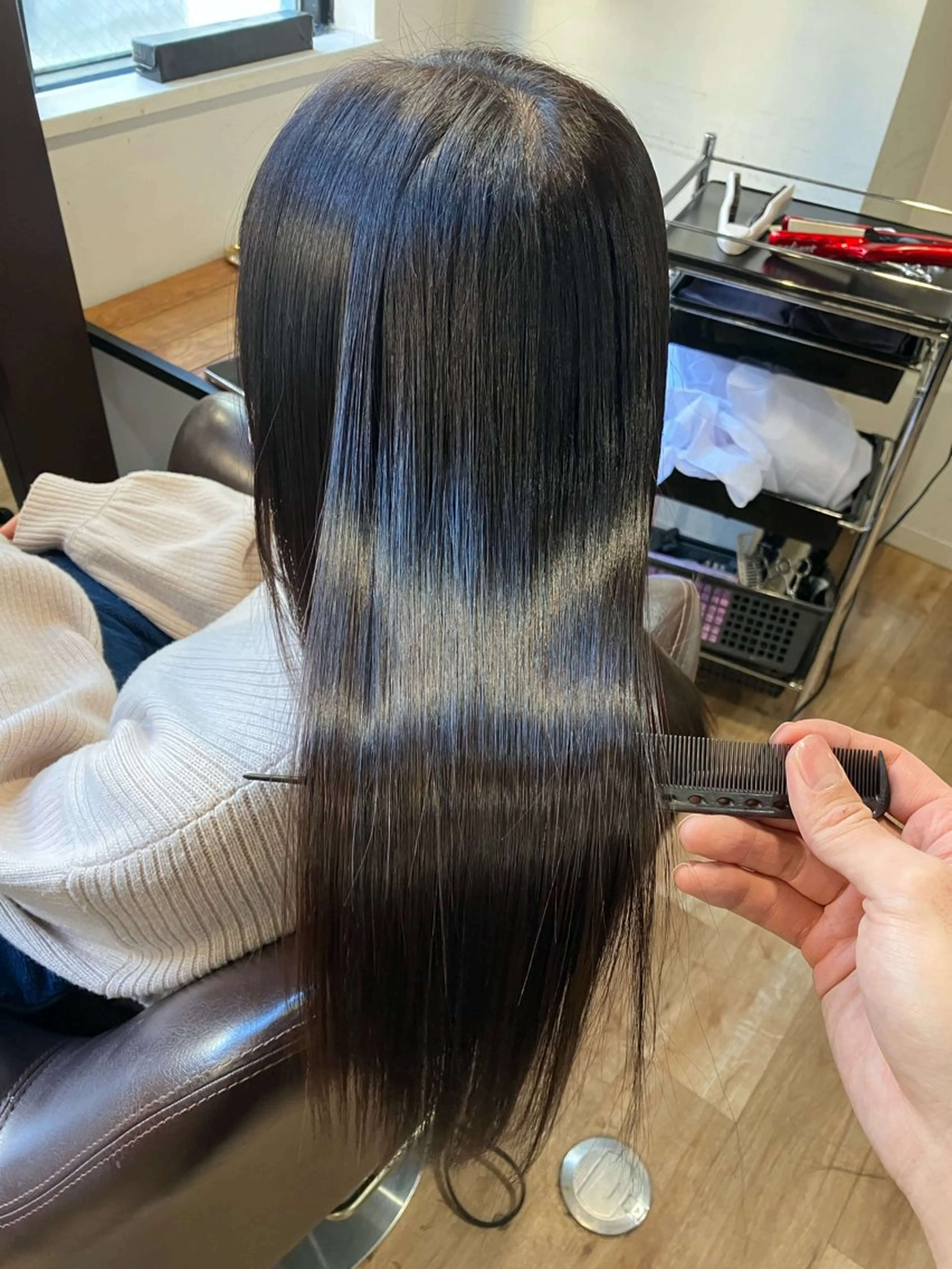 セミロング カラー 髪質改善 カット ヘアカラー トリートメント 🍀髪質改善、カラー TAICHI🍀のヘアスタイル