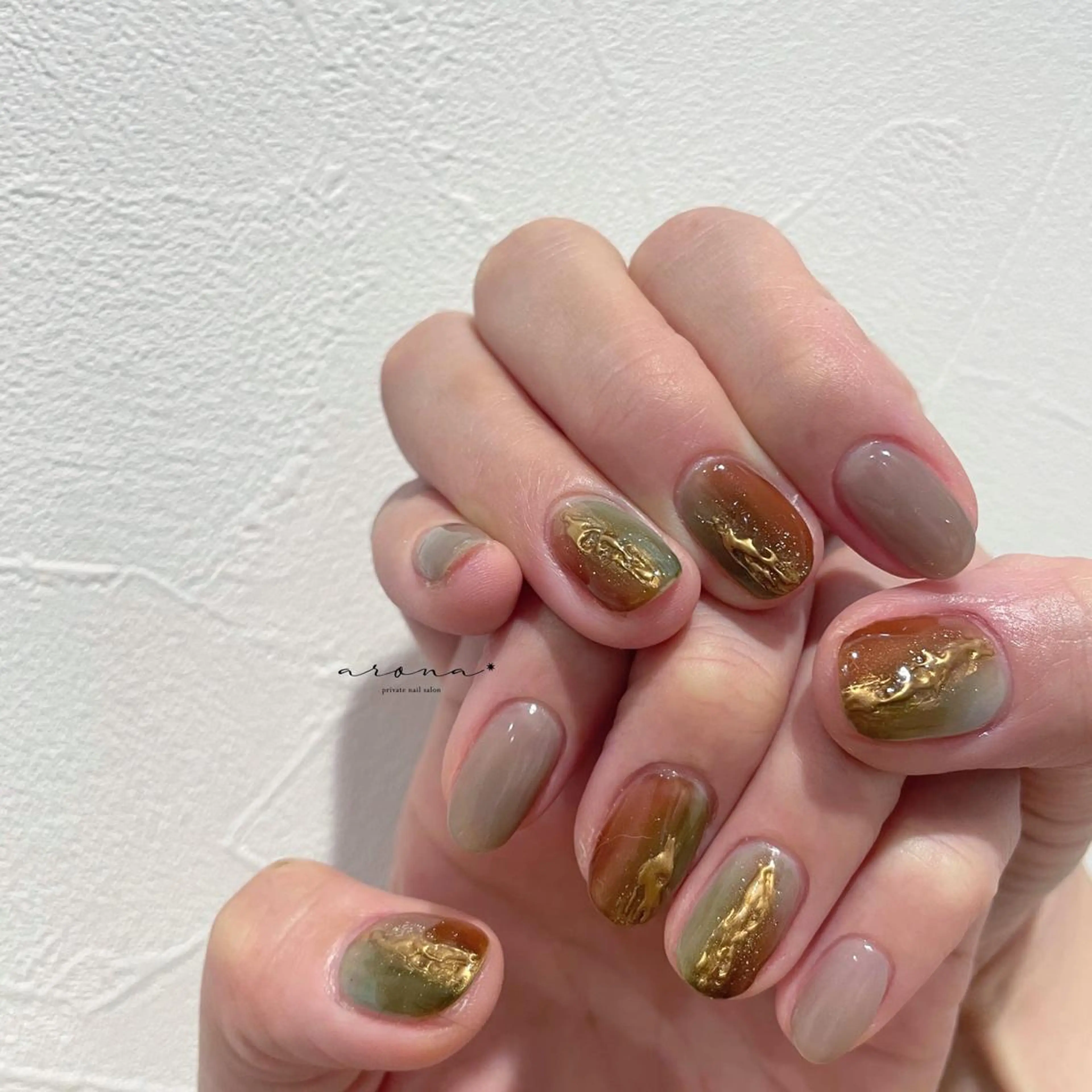 ネイル ハンドネイル nail salon ✷aronaのネイルデザイン