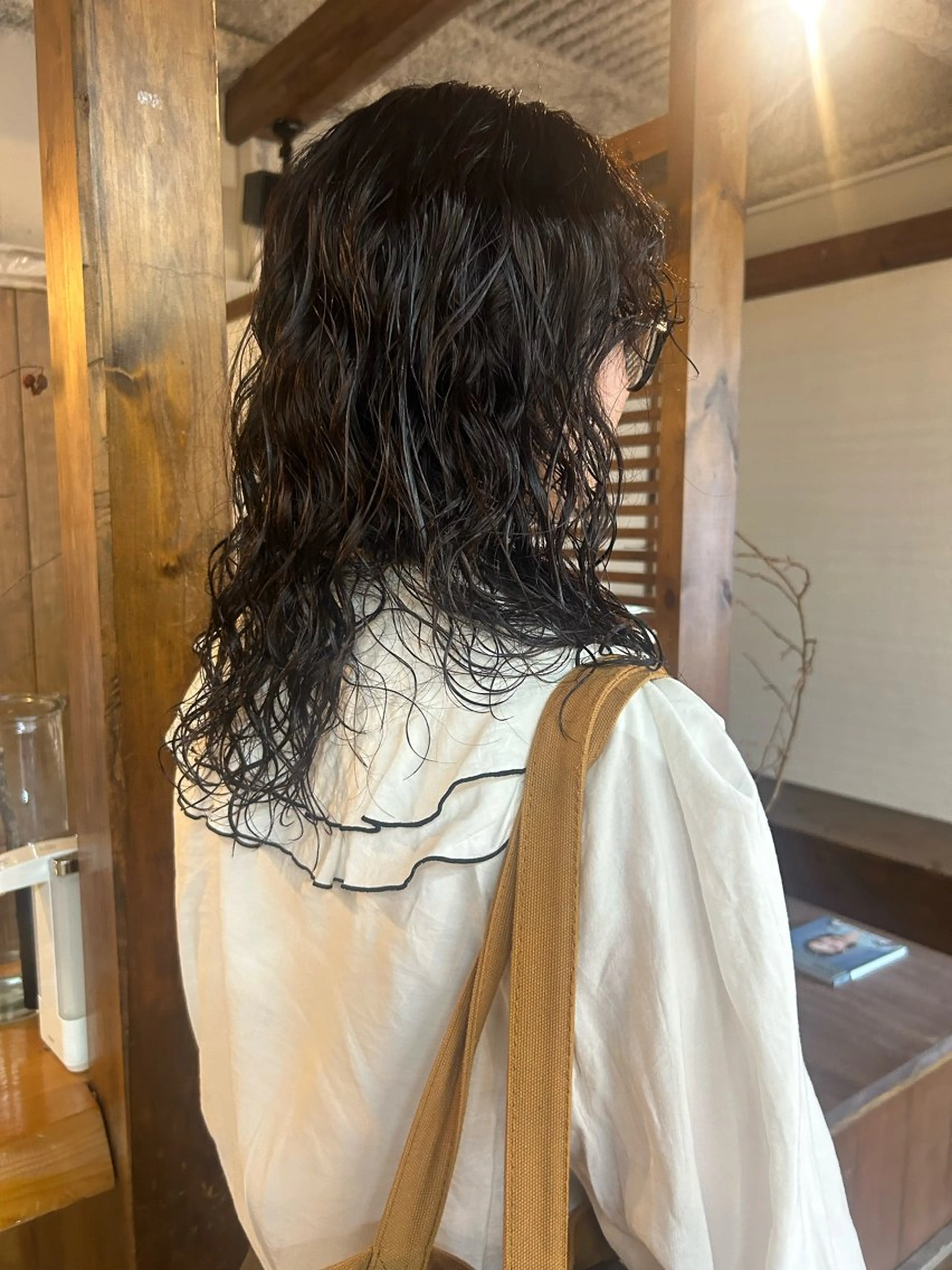 ミディアム パーマ カット パーマ かおん/パーマ \ウルフパーマのヘアスタイル