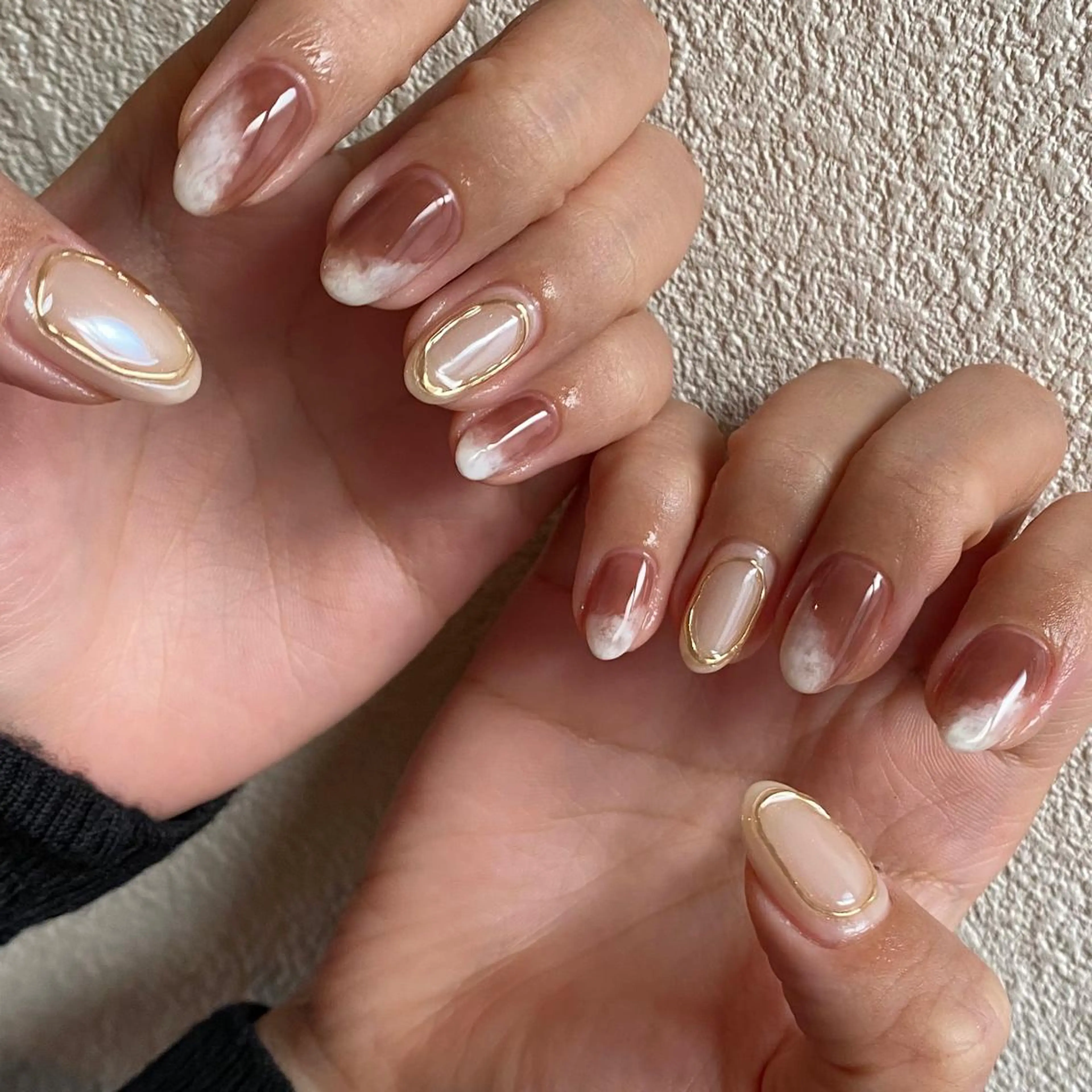 ネイル ブラウン lcoco nailのネイルデザイン