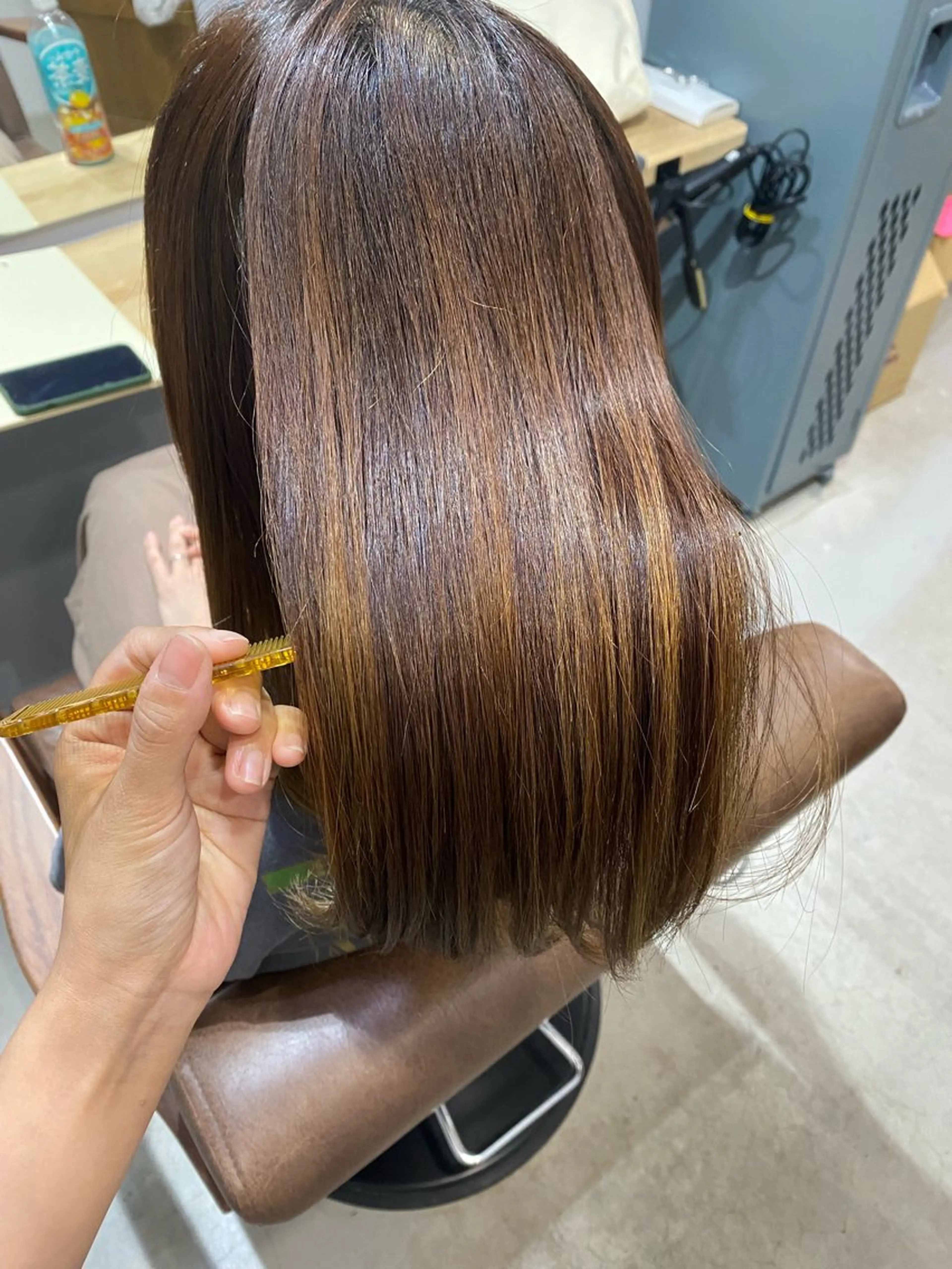 セミロング トリートメント 佐藤 綾香のヘアスタイル