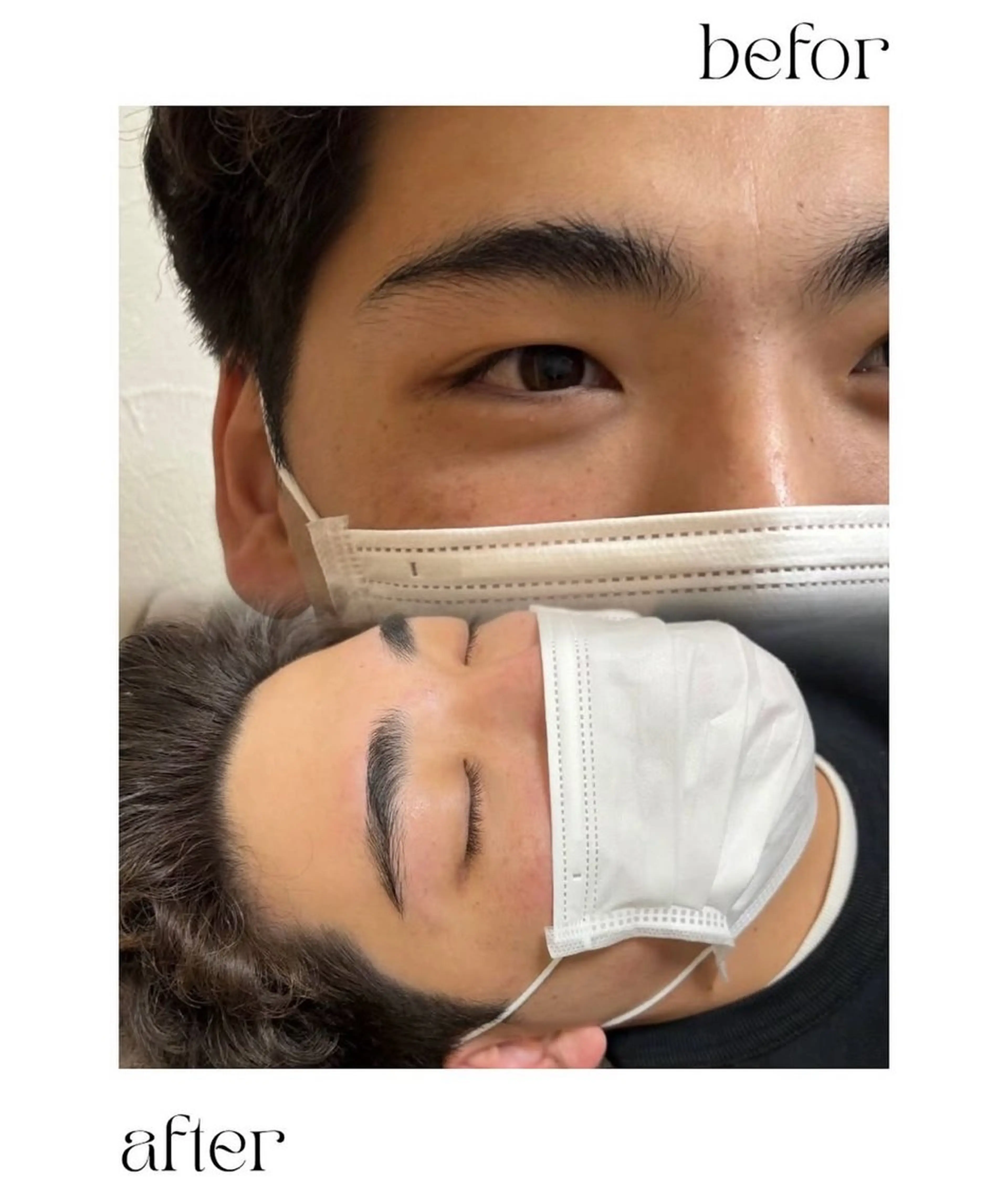 メンズ アイブロウ ワックス脱毛 その他(アイブロウ) shavingsalon Ohana所属・ohana brow.の眉毛・アイブロウイメージ