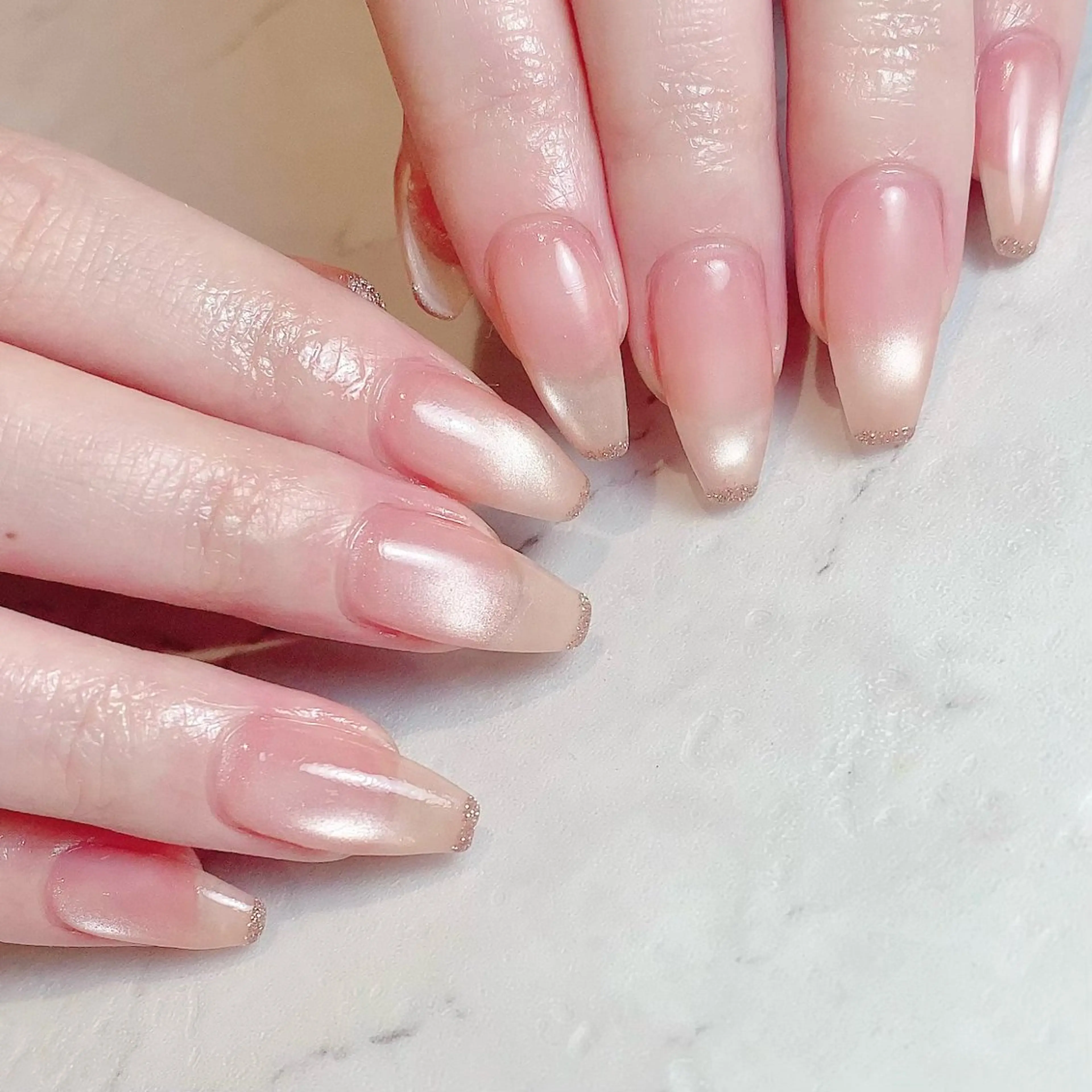 ネイル フレンチネイル ハンドネイル プライベートサロン Rのネイルデザイン
