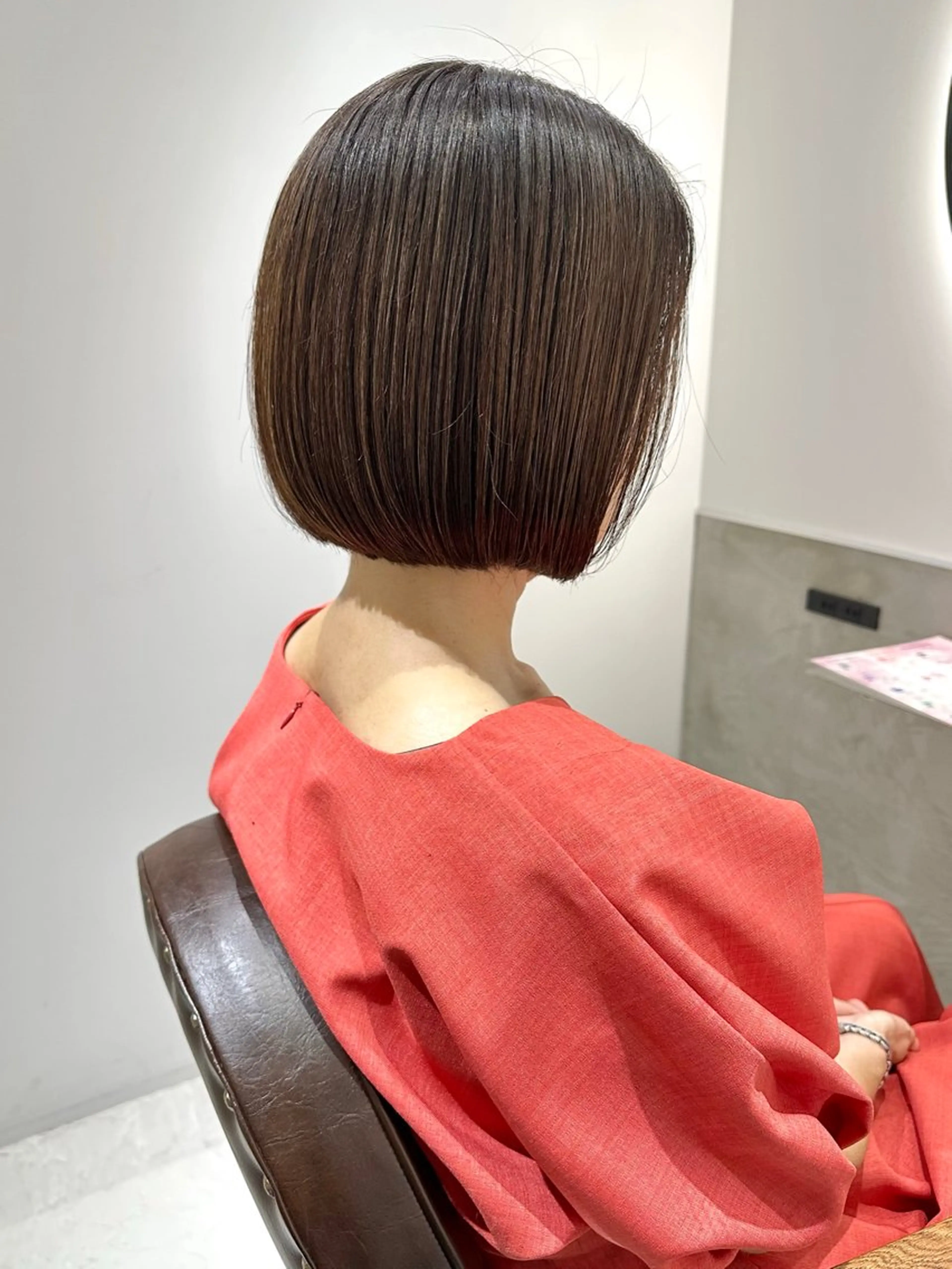 ショート 髪質改善 似合わせカット 縮毛矯正 トリートメント カット 縮毛矯正 トリートメント 💖褒められサラ艶髪 💖髪質改善💖本木のヘアスタイル