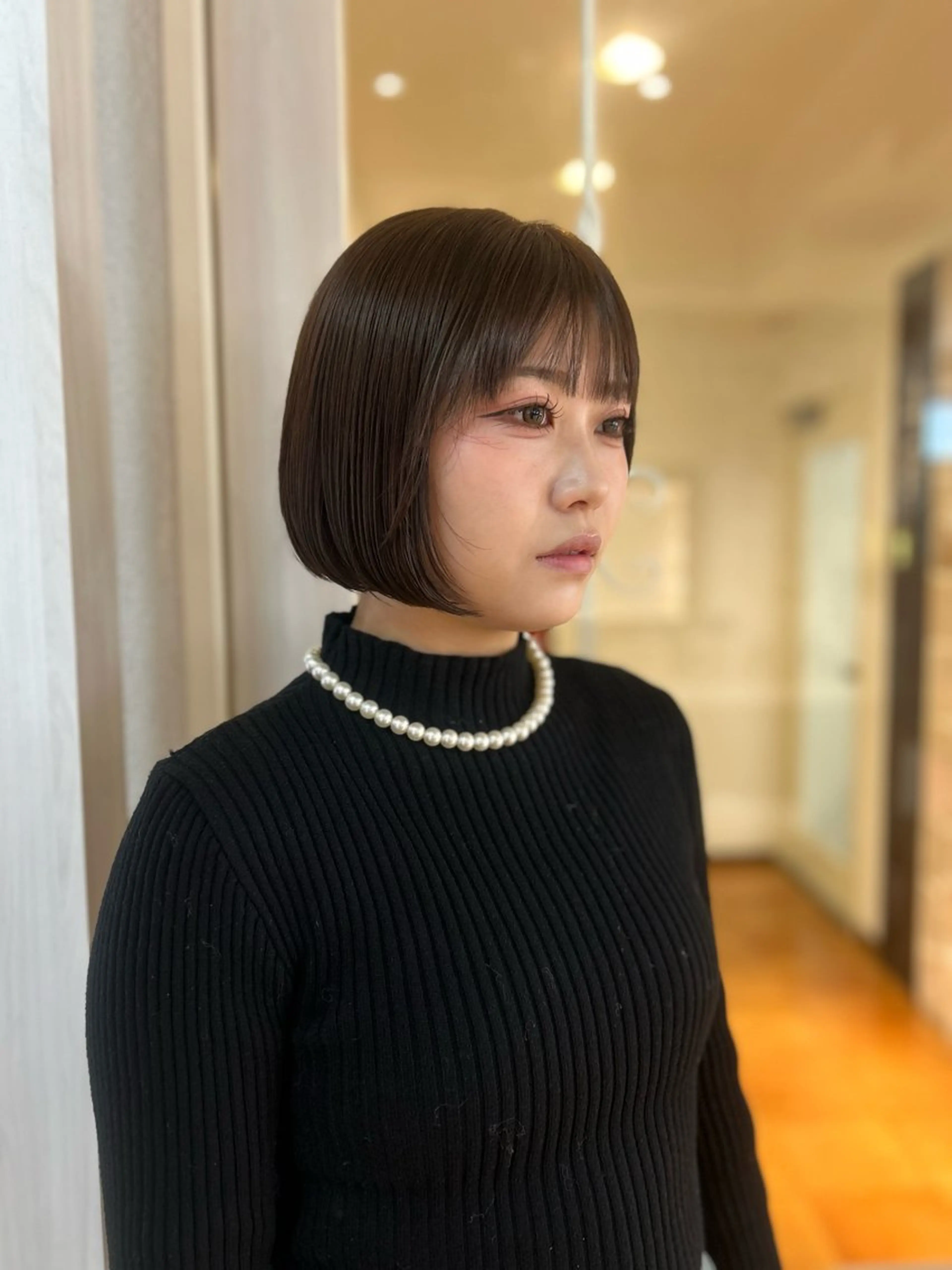 ショート ボブ カット ヘアカラー トリートメント CIEL 難波店所属・🎀透明感/レイヤ ー/Kotona🎀のヘアスタイル