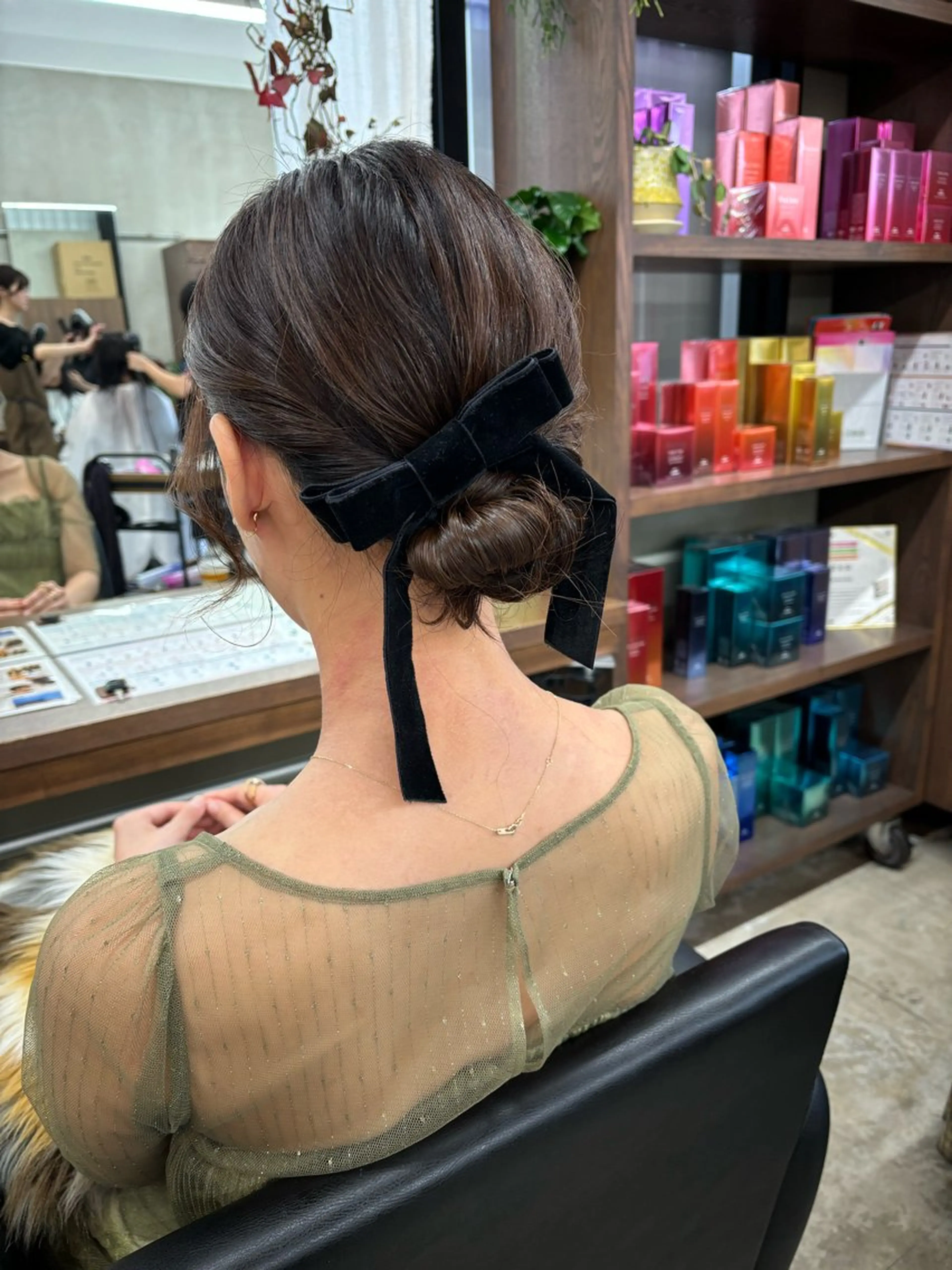 ミディアム ヘアセット 沖縄/ヘアアレンジ /ナカノのヘアスタイル