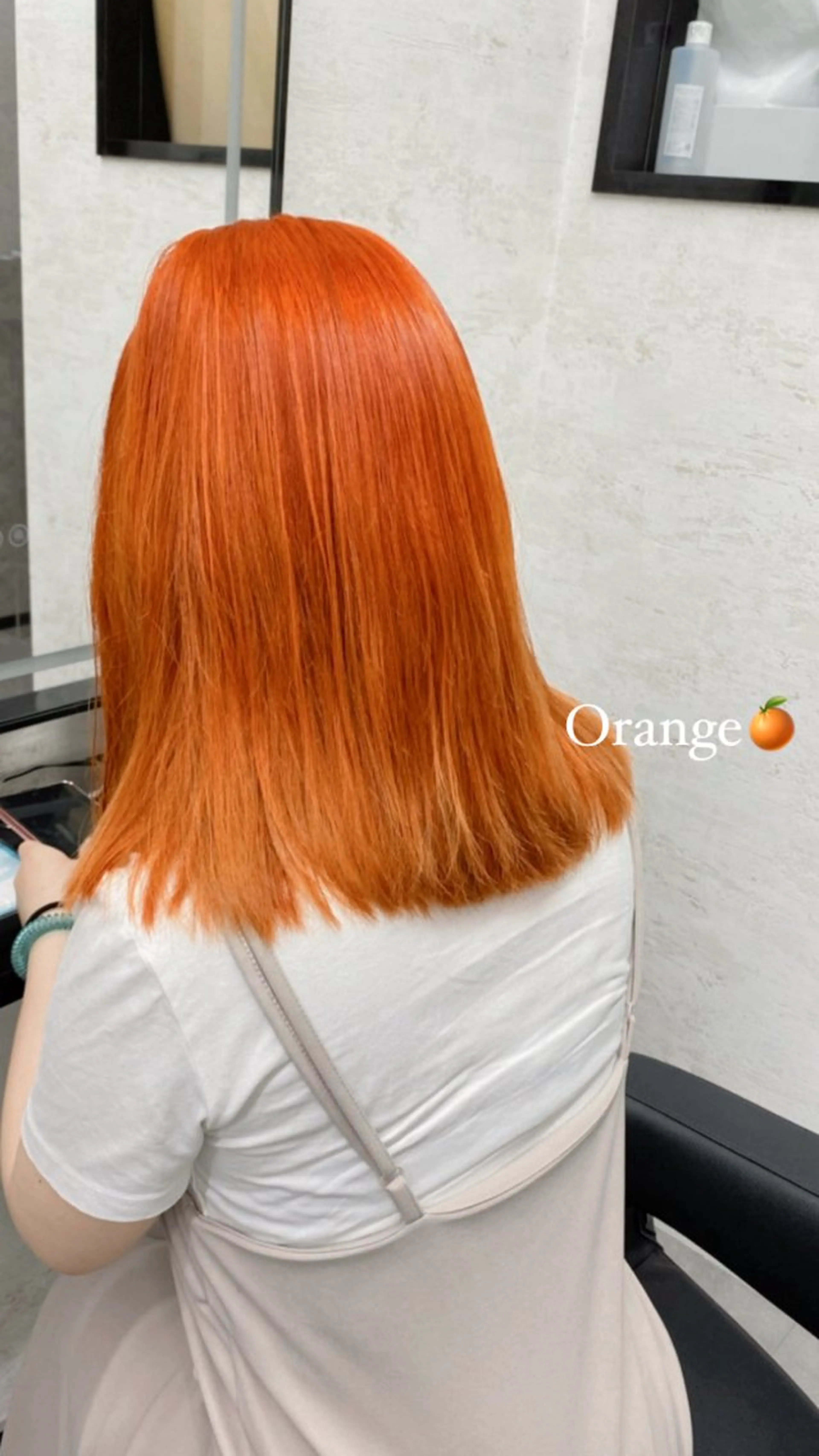 セミロング カラー ブリーチ トリートメント Lay/カラーリスト Myuukaのヘアスタイル