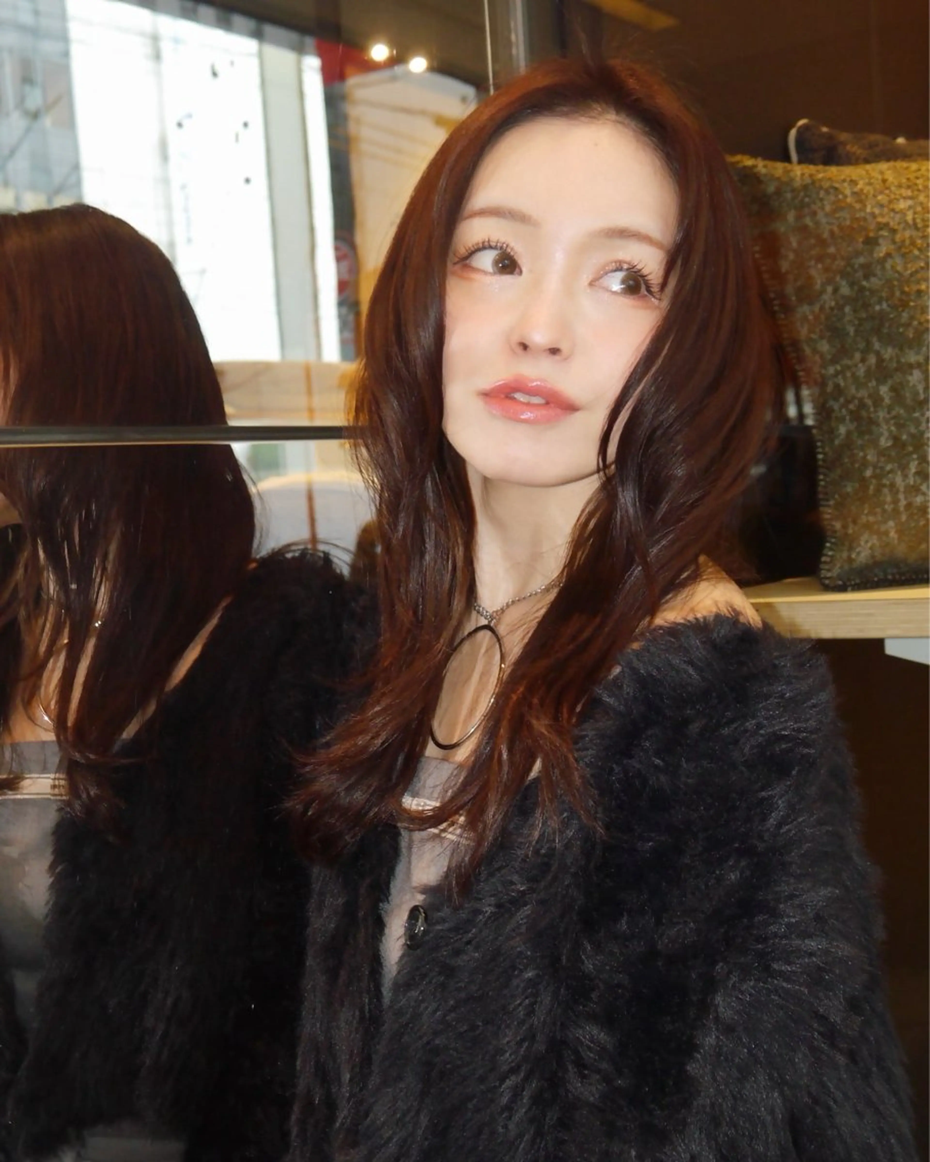 ロング カラー トリートメント カット ヘアカラー トリートメント 韓国レイヤー×透明感 髪質改善　武田涼のヘアスタイル