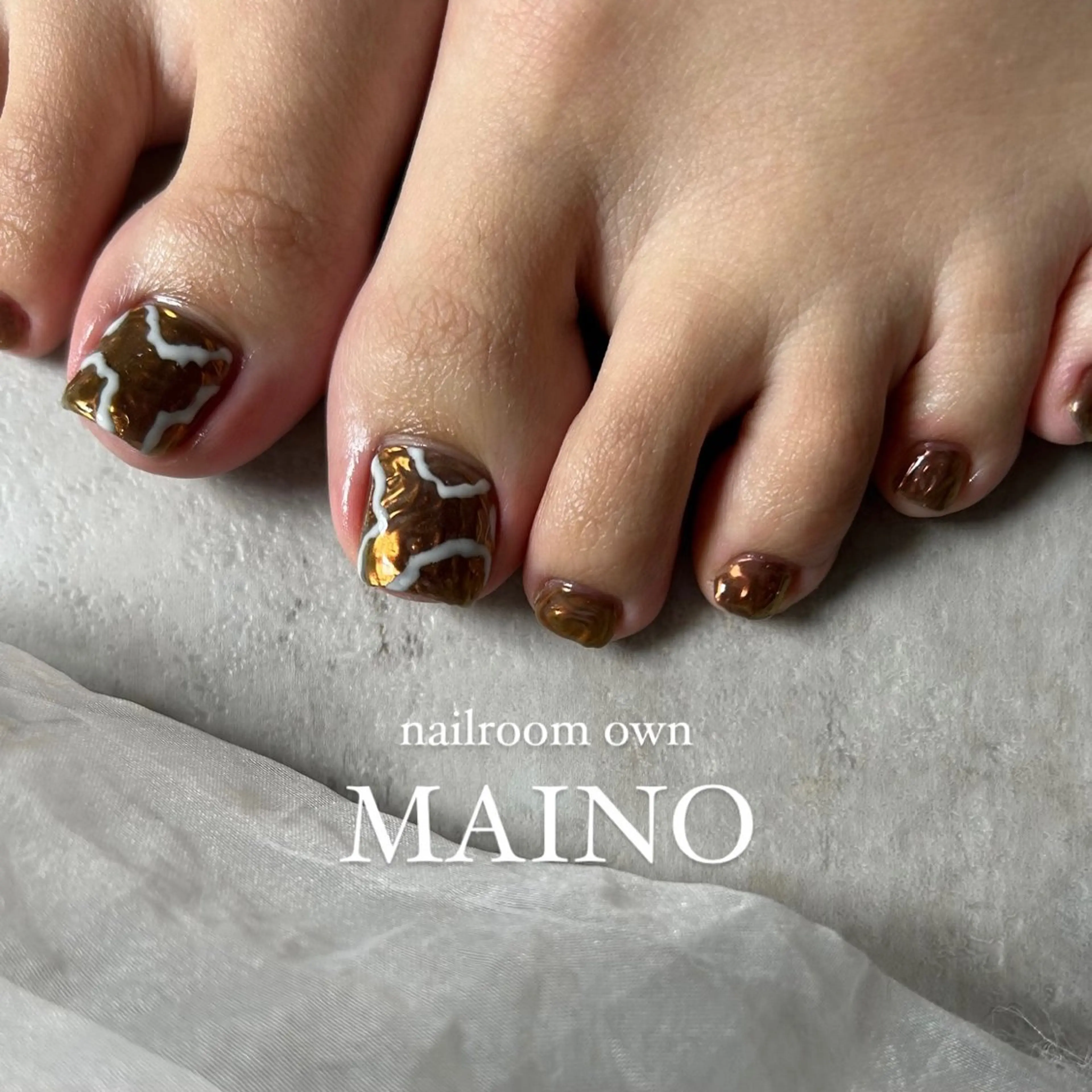 ネイル フットネイル nailroom own所属・maino ( own　)のネイルデザイン
