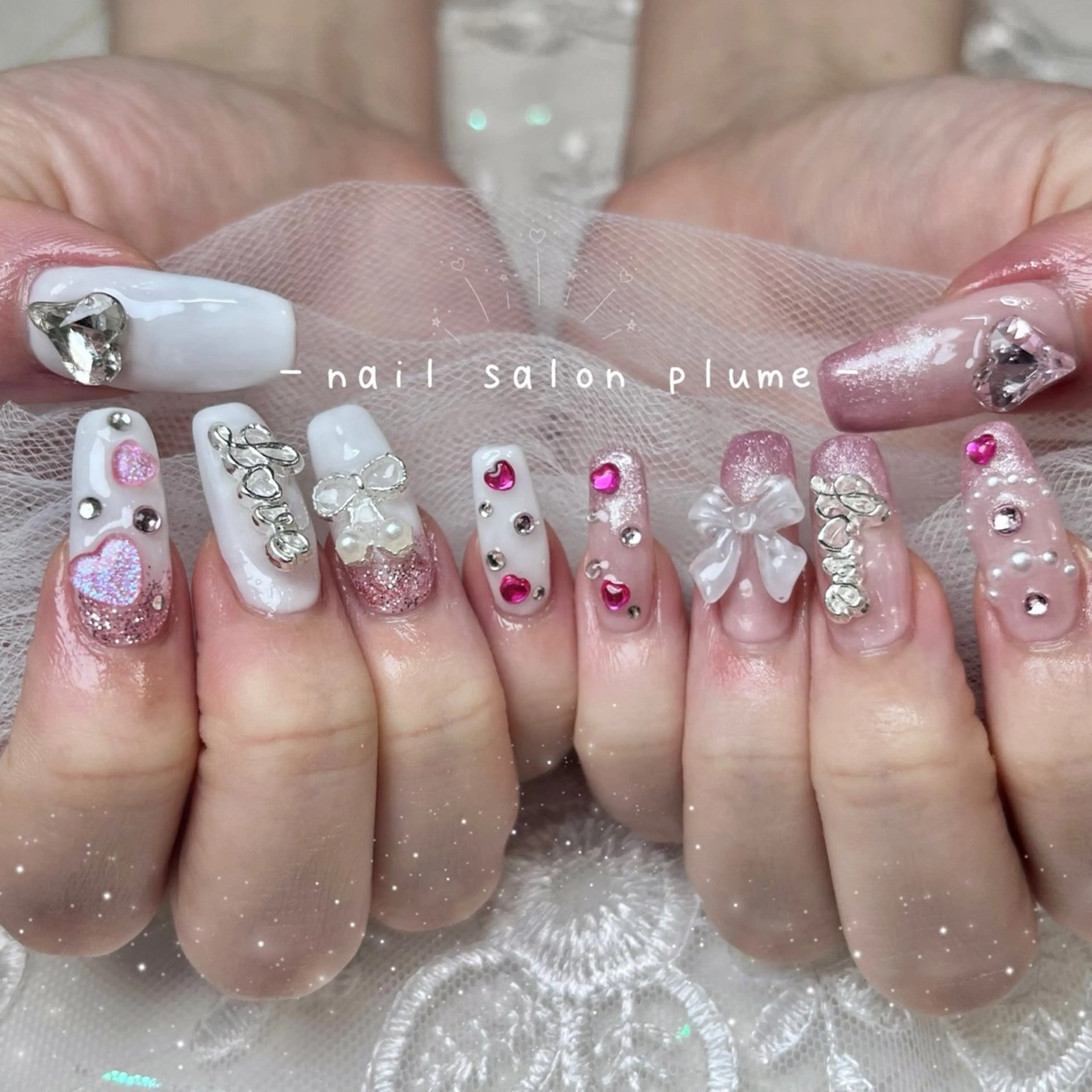 ネイル ハンドネイル plume nail ☆韓国ネイルのネイルデザイン