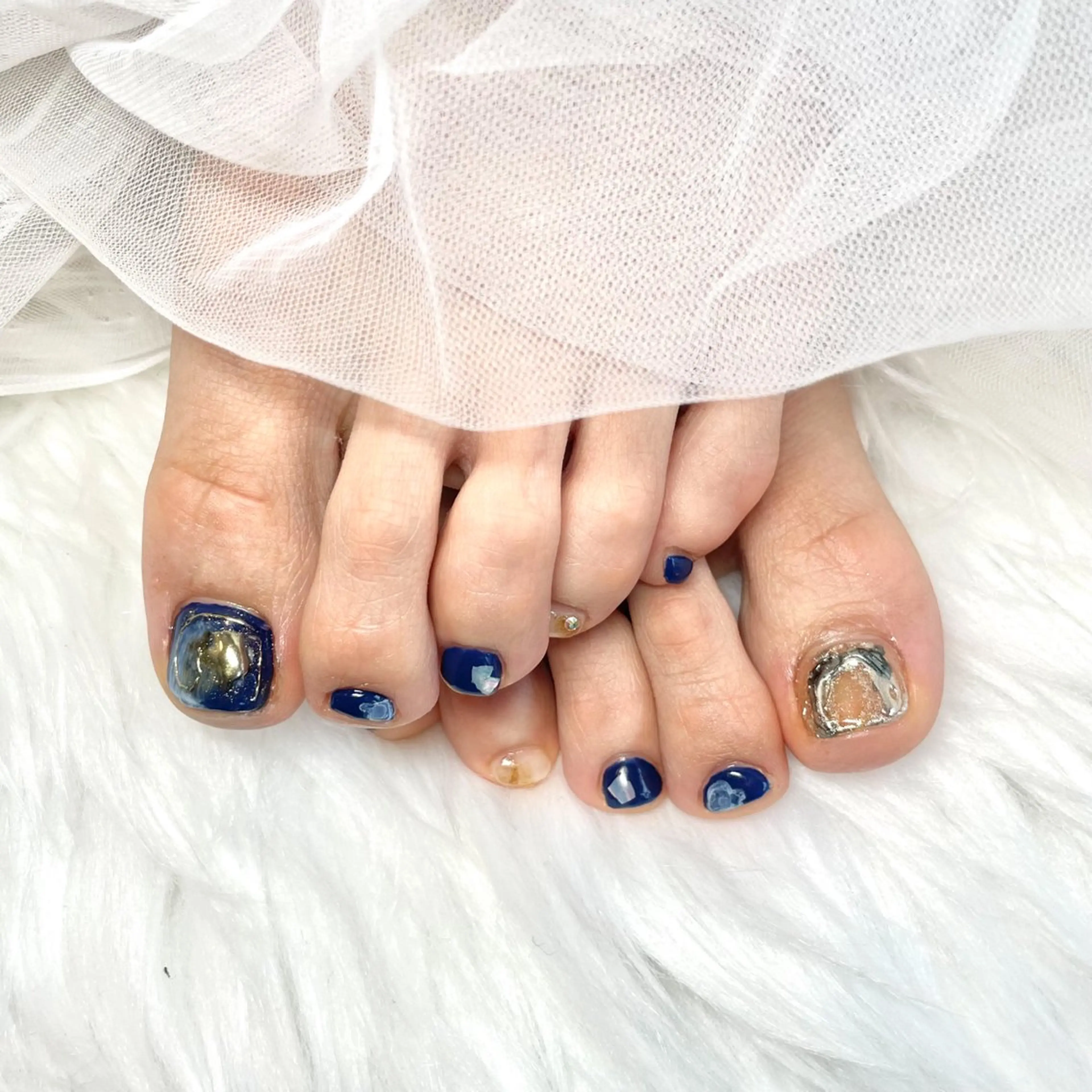 ネイル フットネイル Salon　DéFi 🦋マツパ・眉毛のマツエク・マツパデザイン
