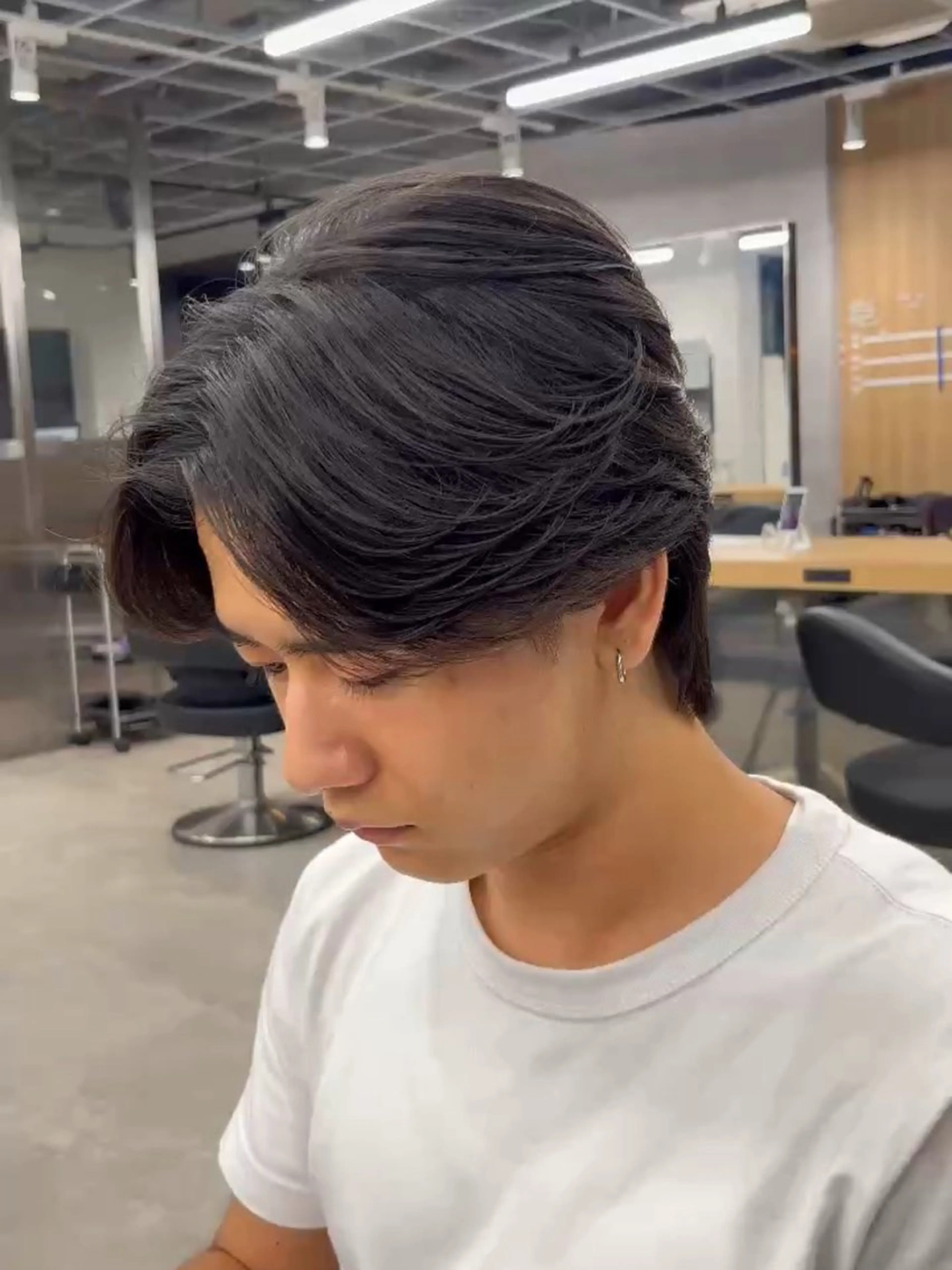 ヘアアレンジ メンズ フェザー🐺韓国 スタイル🇰🇷友輔のヘアスタイル