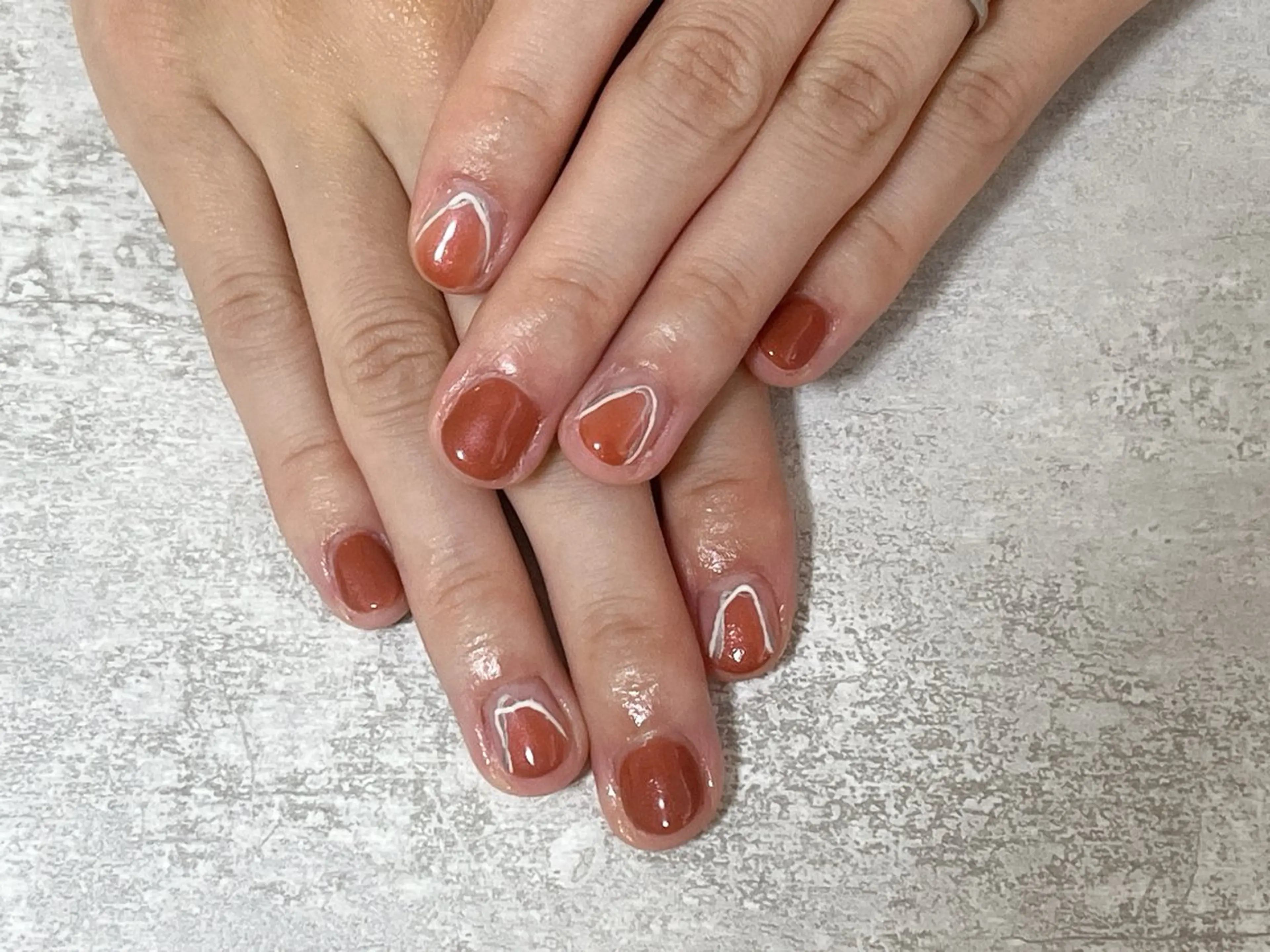ネイル オーロラネイル フットネイル フレンチネイル ジェルネイル マグネットネイル ハンドネイル Mogu nail 二子玉川のネイルデザイン