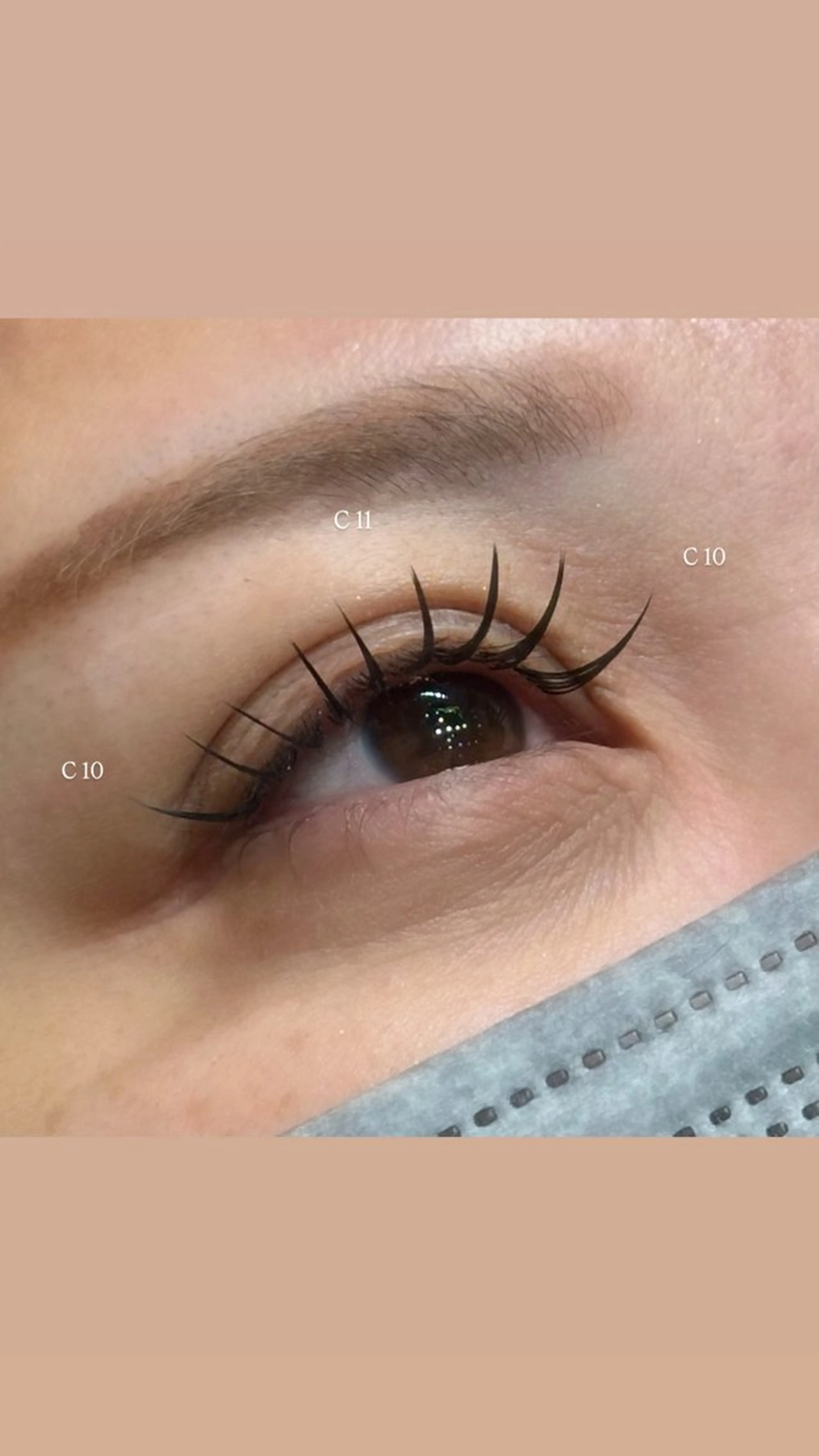 マツエク・マツパ 若狭 凜のマツエク・マツパデザイン