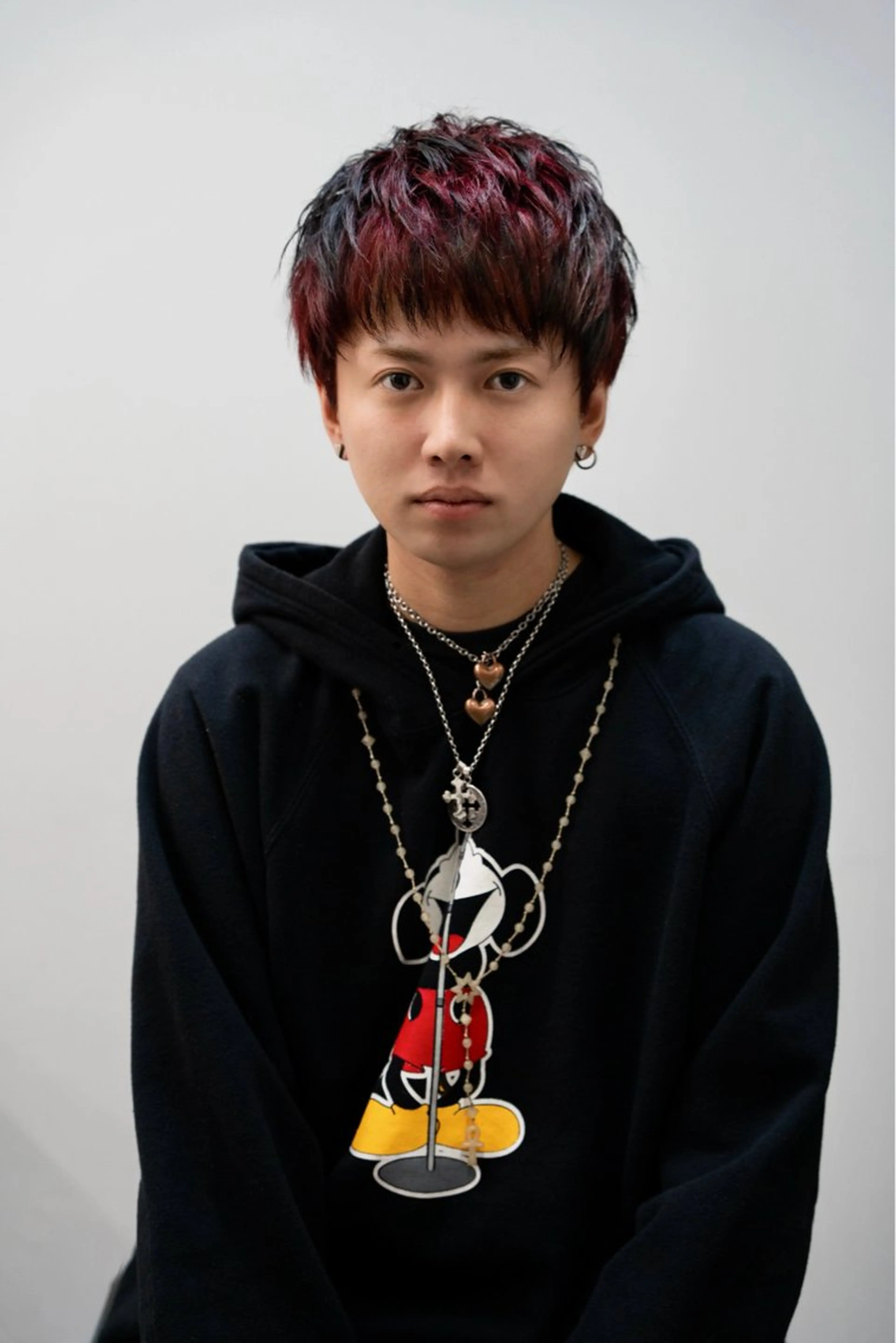 ショート カラー デザインカラー ショートヘア ヘアカラー カットモデル/ ハイトーン/いぶきのヘアスタイル